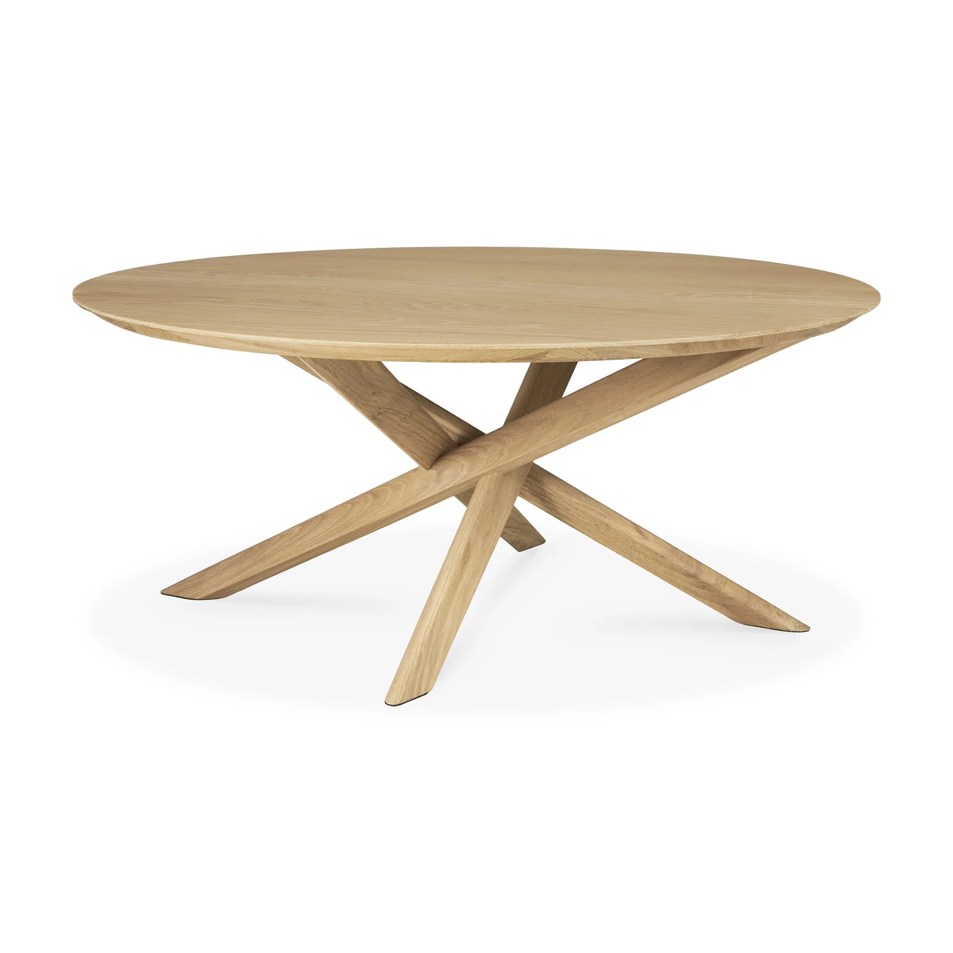 Ethnicraft Oak Mikado Round Coffee Table - Image 2