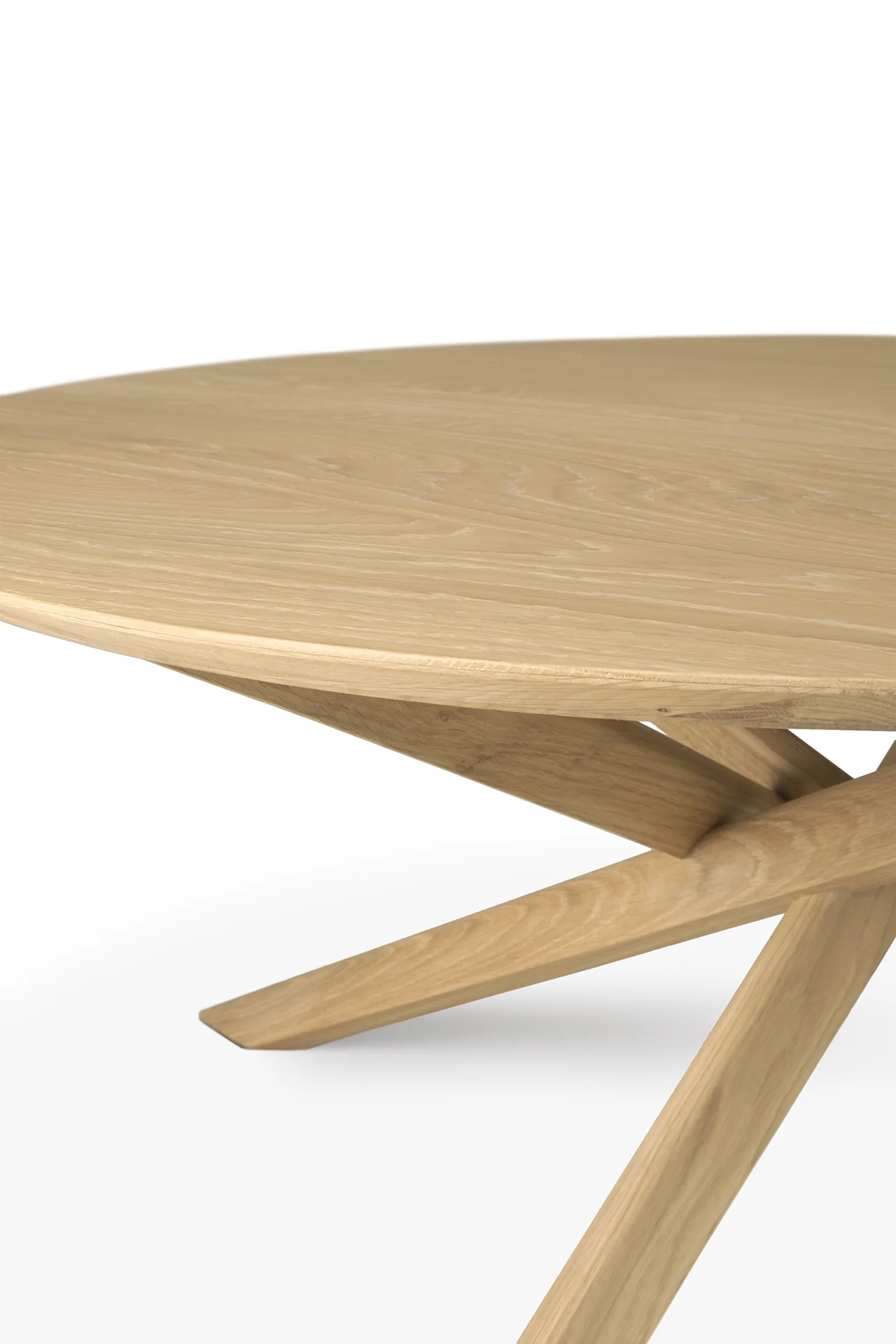 Ethnicraft Oak Mikado Round Coffee Table - Image 4