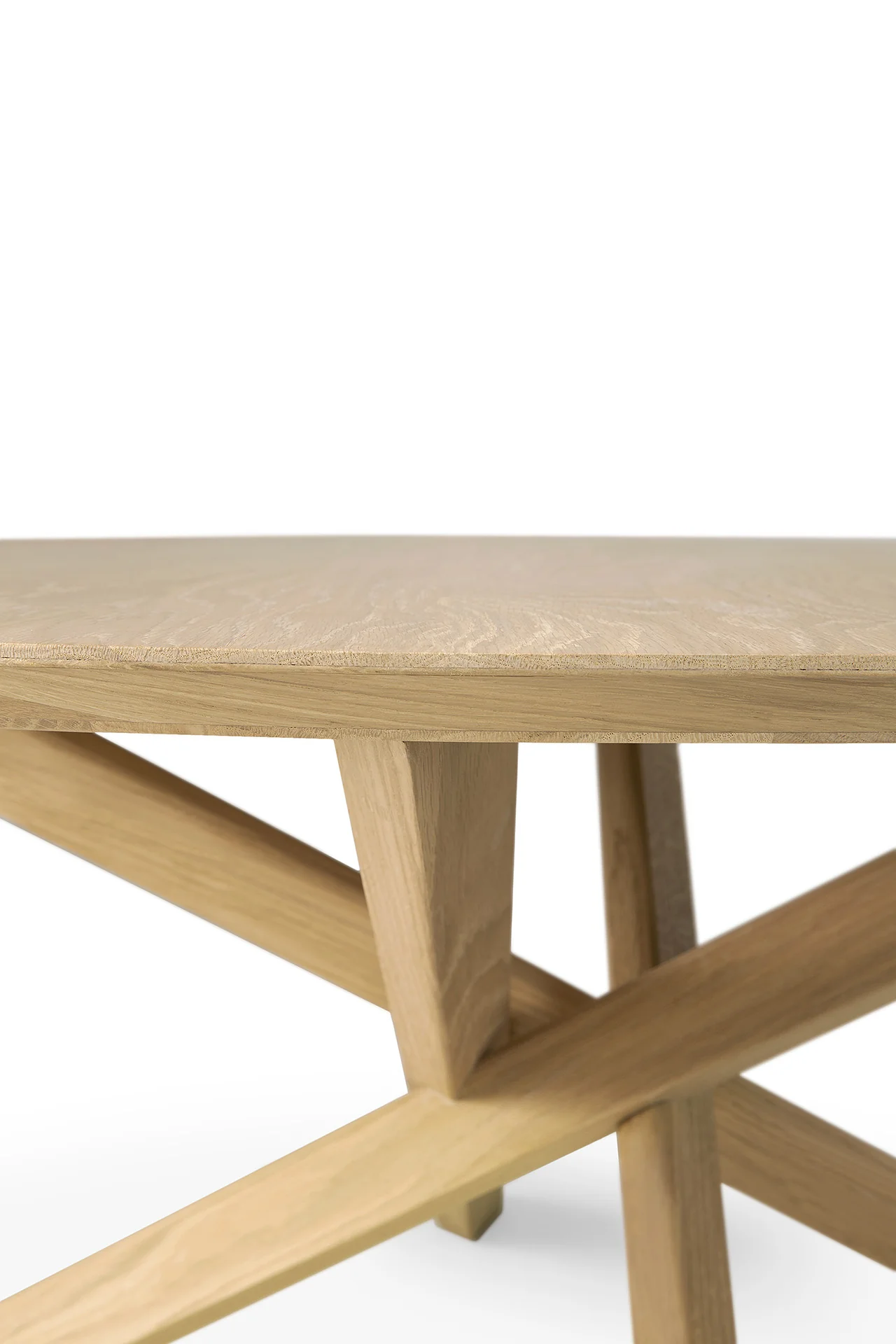 Ethnicraft Oak Mikado Round Coffee Table - Image 6