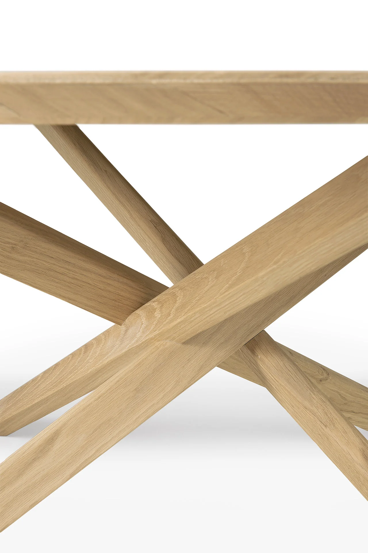 Ethnicraft Oak Mikado Round Coffee Table - Image 7