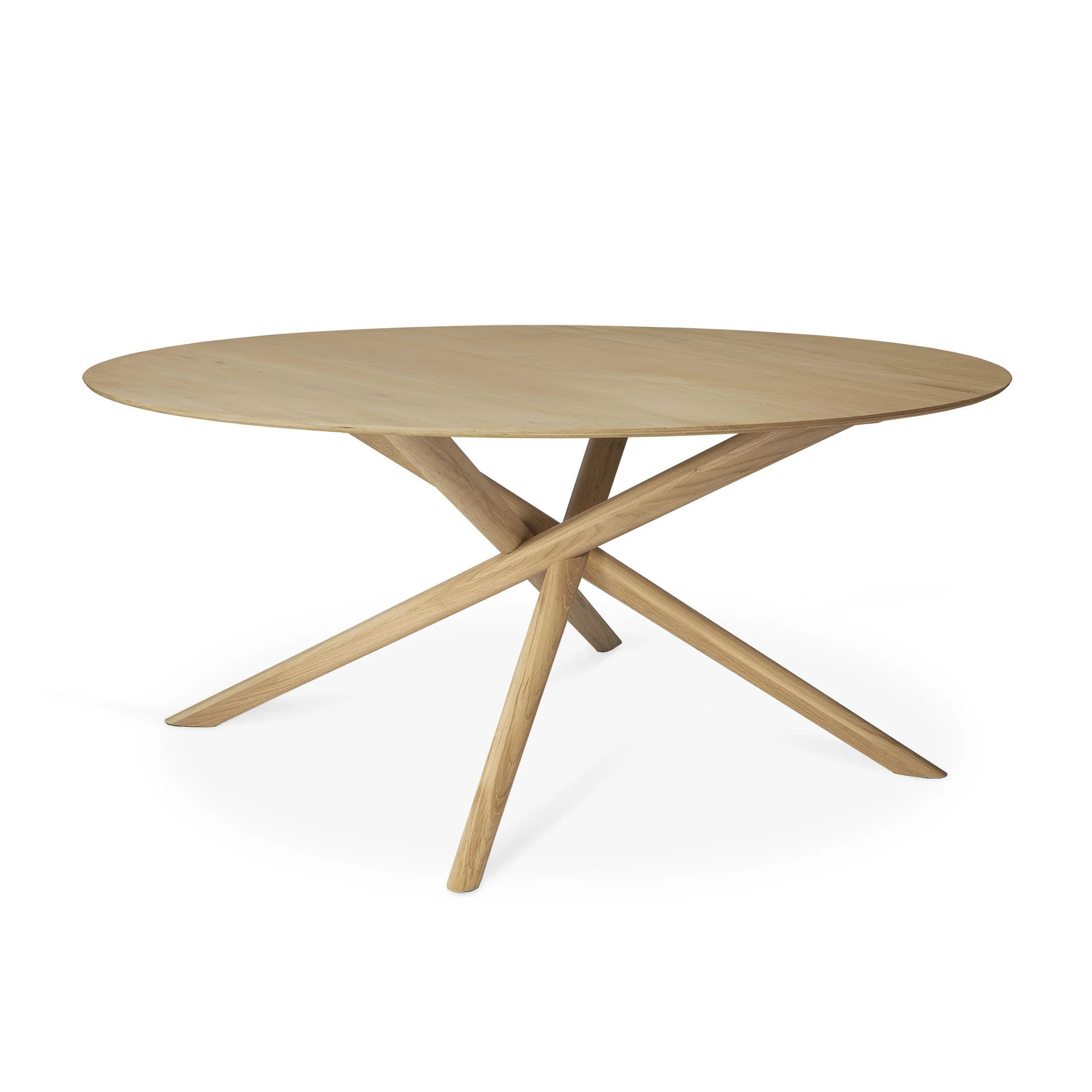 Ethnicraft Oak Mikado Round Dining Table - Image 3