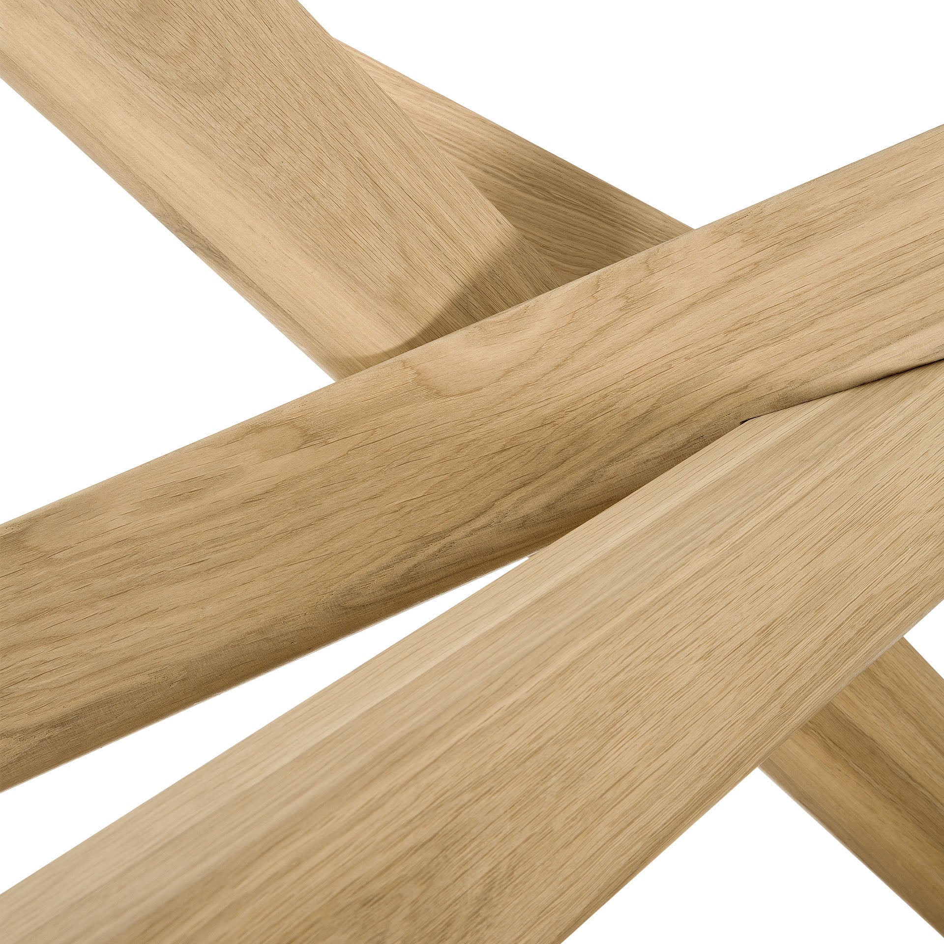 Ethnicraft Oak Mikado Round Dining Table - Image 4