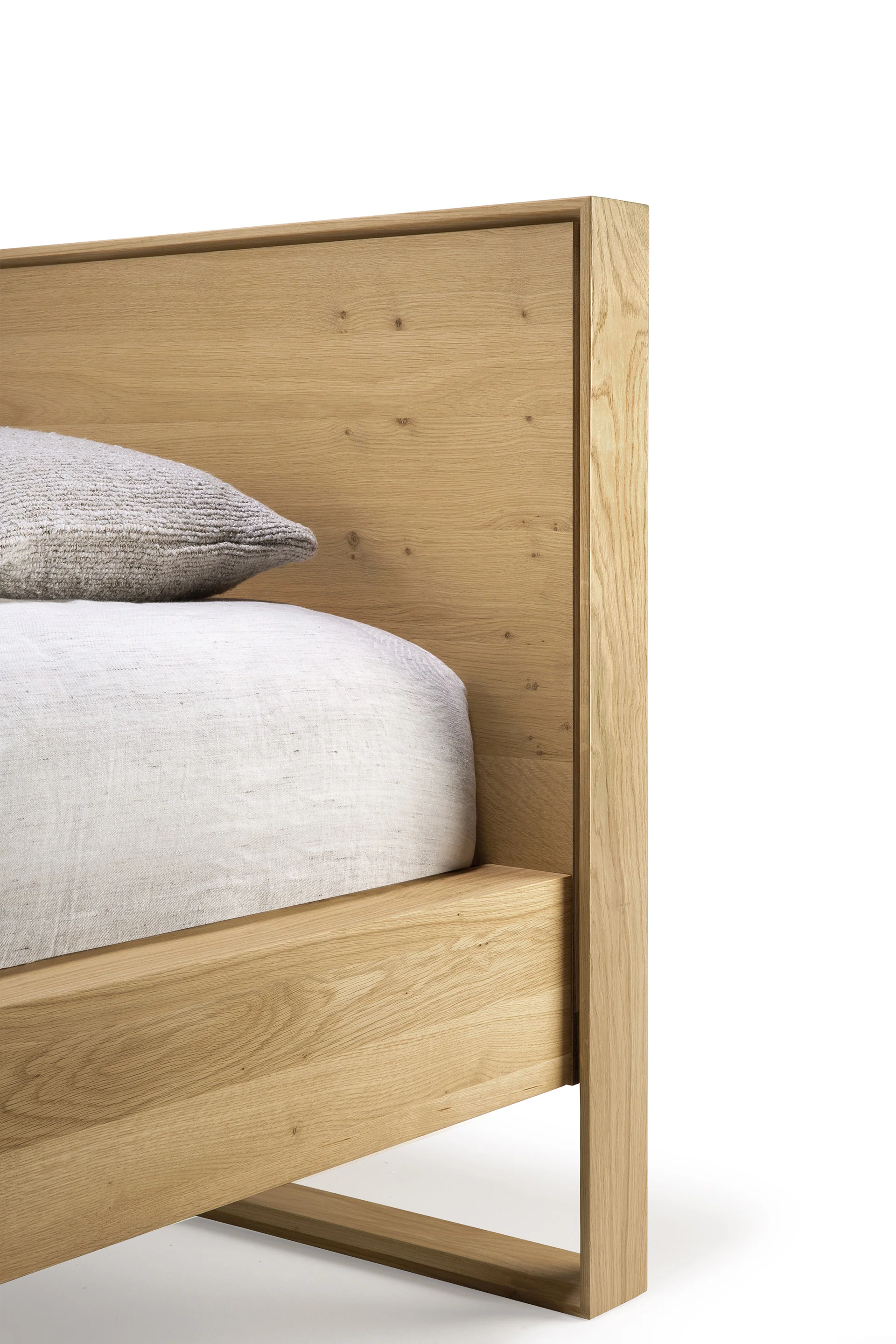 Ethnicraft Oak Nordic II Queen Bed - Image 4