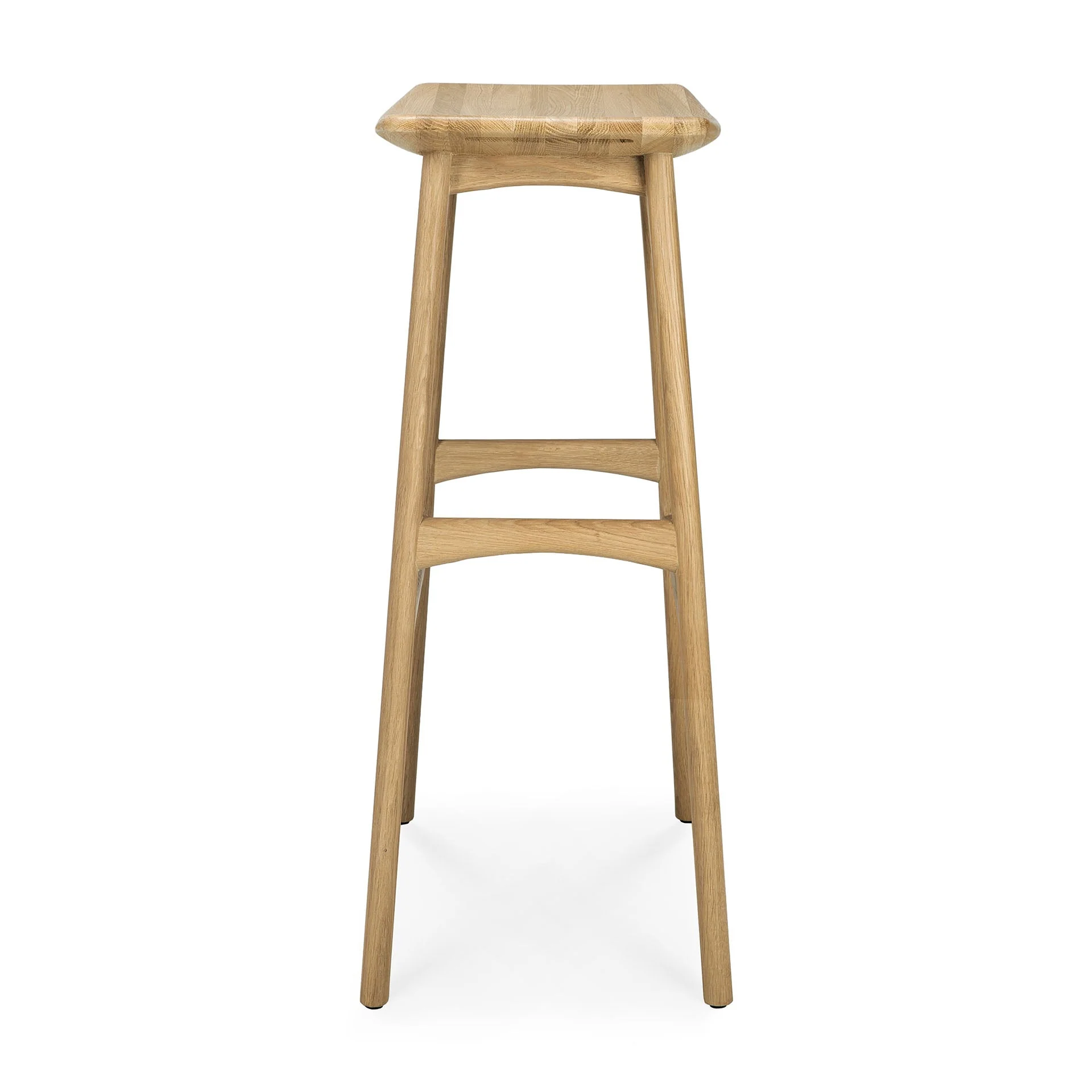 Ethnicraft Oak Osso Bar Stool - Natural Oak - Floor Stock - Image 3