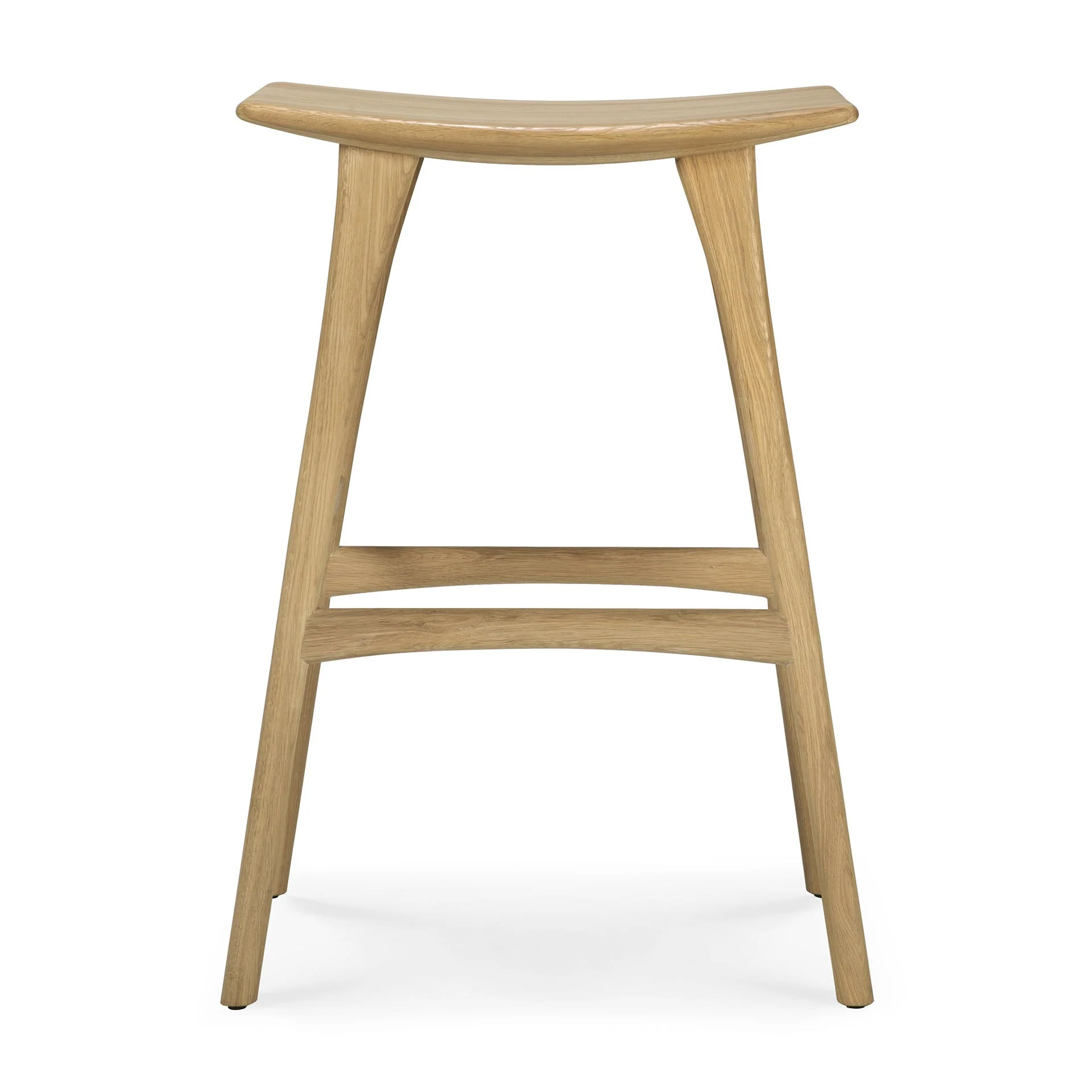 Ethnicraft Oak Osso Bar Stool - Natural Oak - Floor Stock - Image 2