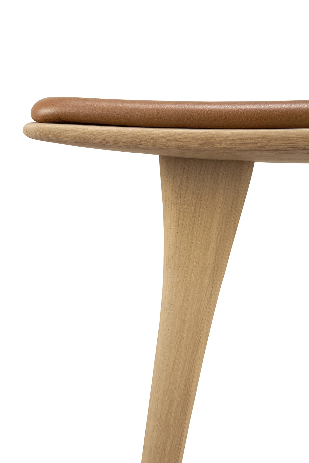 Ethnicraft Oak Osso Counter Stool - Leather - Image 10