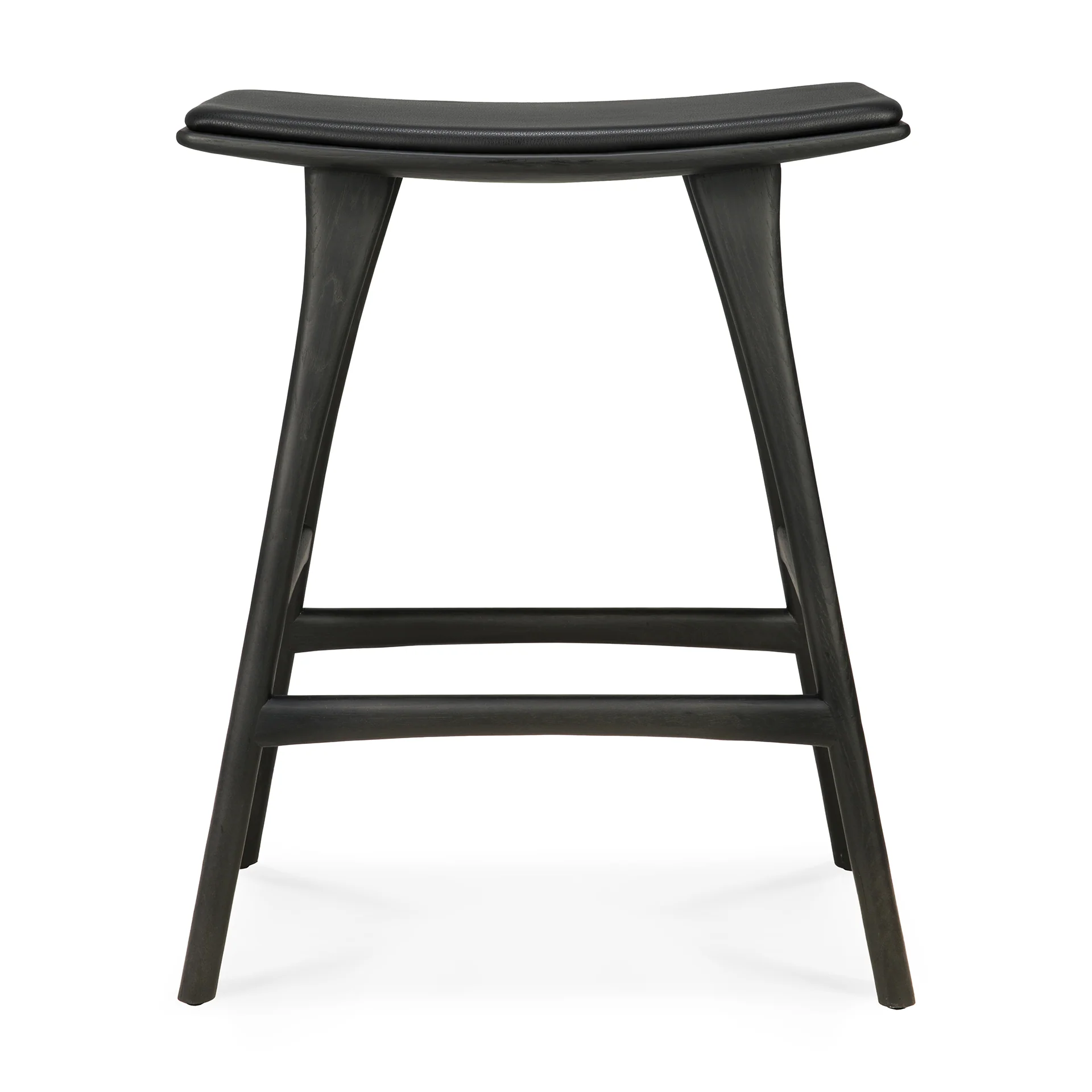Ethnicraft Oak Osso Counter Stool - Leather - Image 5