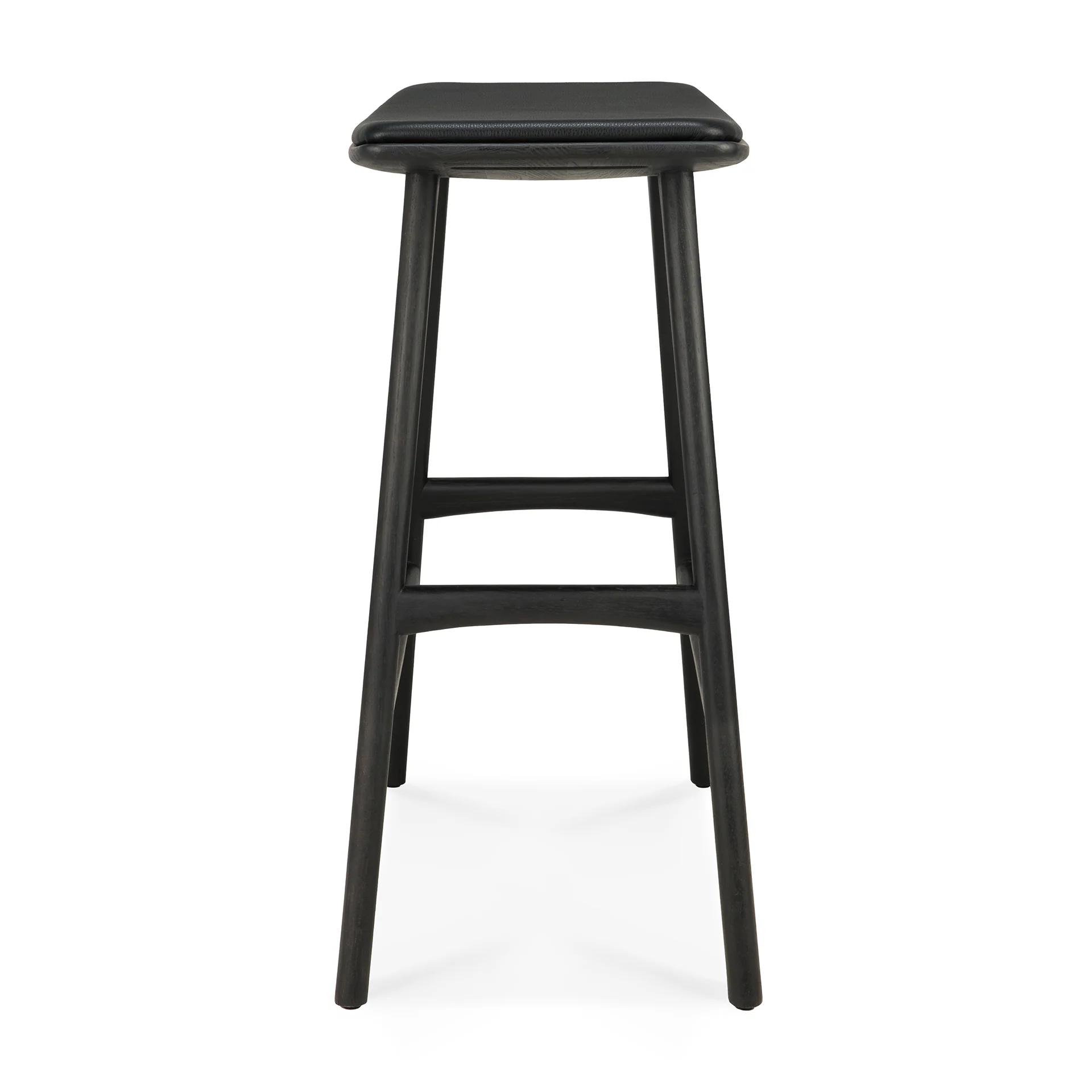 Ethnicraft Oak Osso Counter Stool - Leather - Image 6