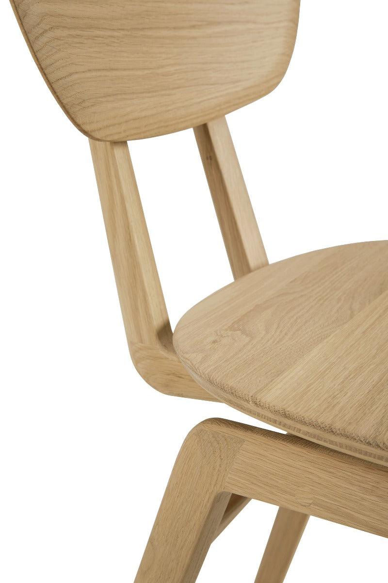 Ethnicraft Oak Pebble Dining Chair - Image 4