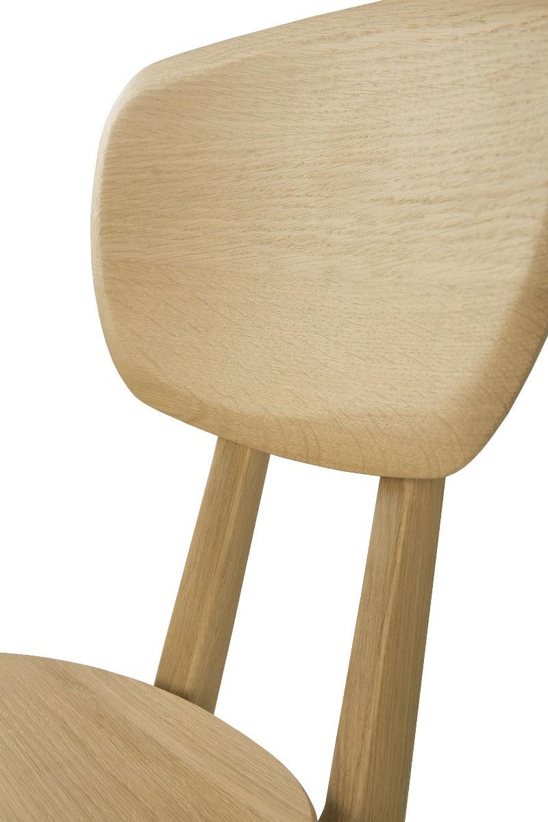 Ethnicraft Oak Pebble Dining Chair - Image 9