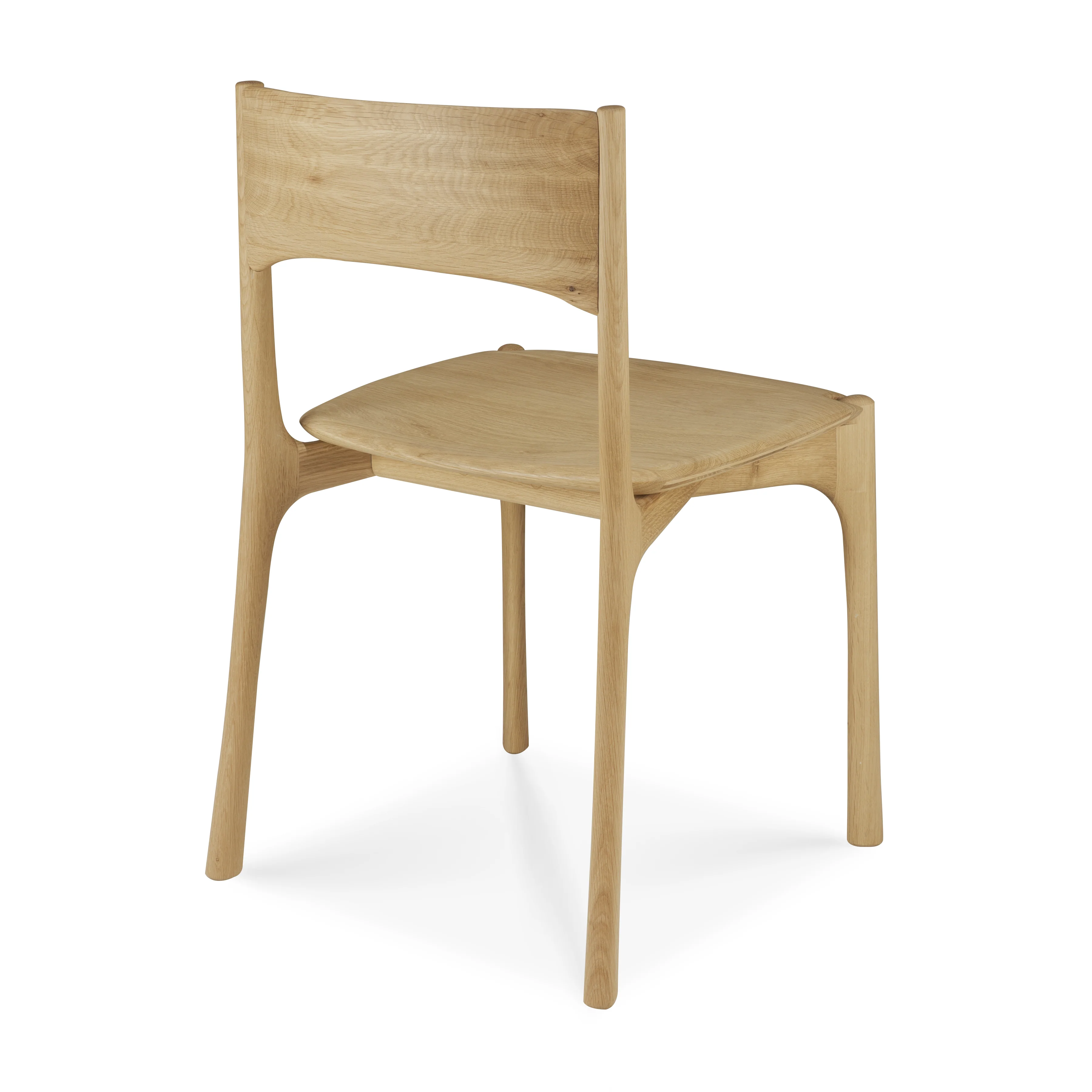 Ethnicraft Oak PI Dining Chair without Armrest - Image 4