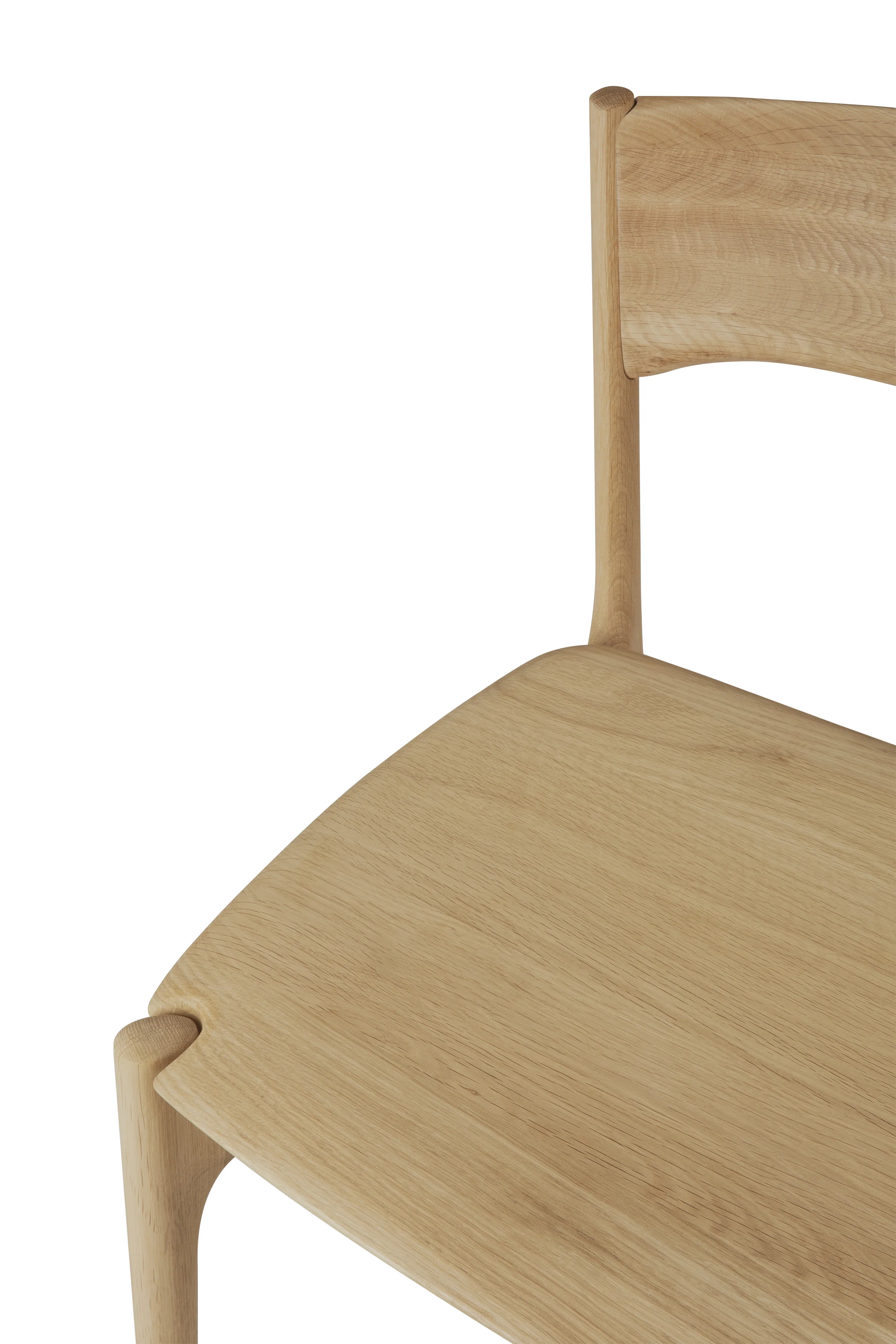 Ethnicraft Oak PI Dining Chair without Armrest - Image 6