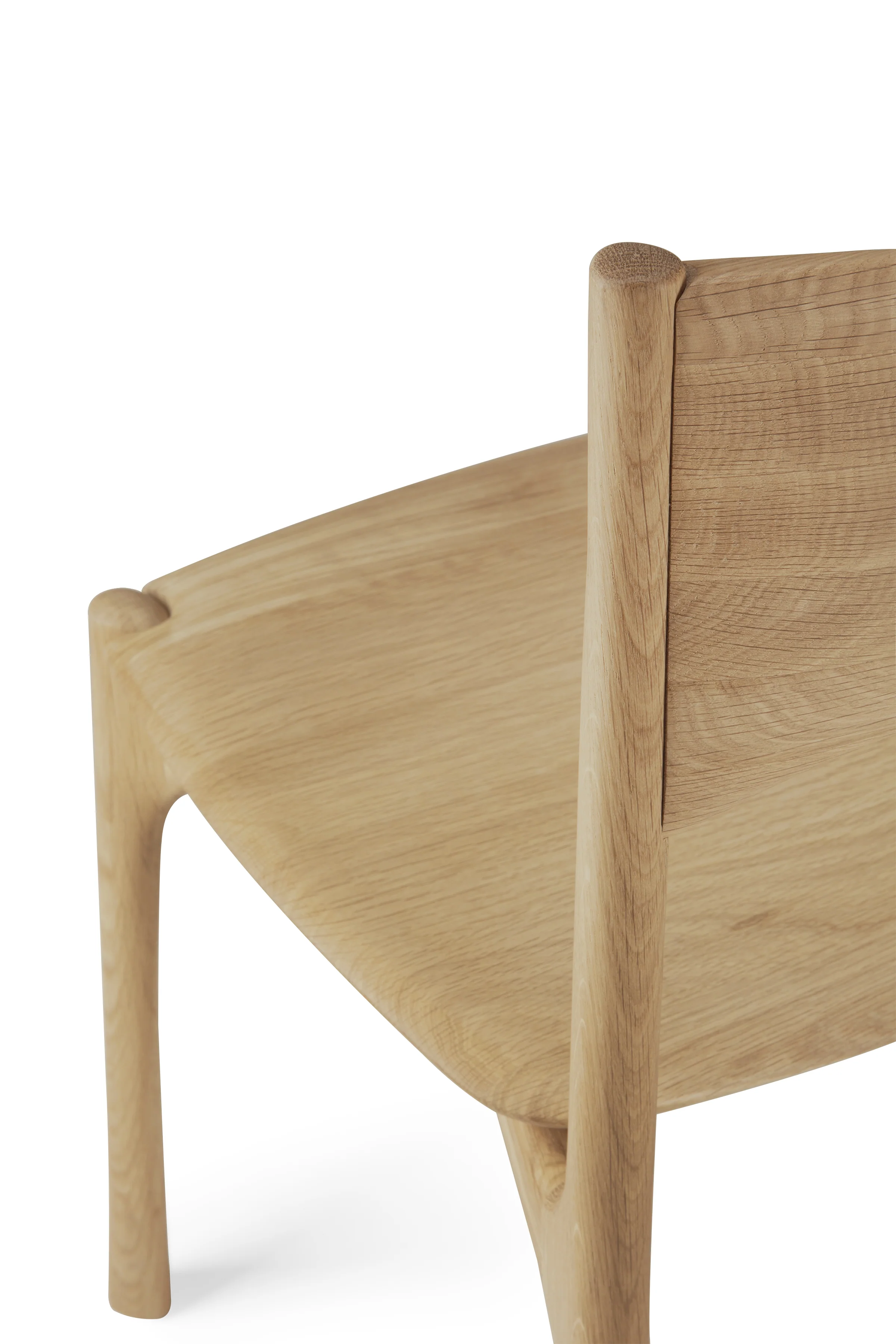 Ethnicraft Oak PI Dining Chair without Armrest - Image 7