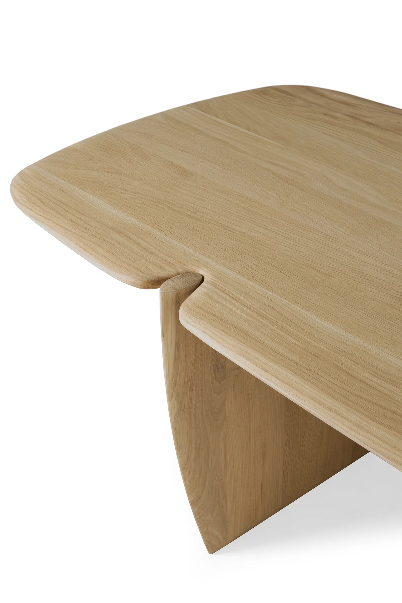Ethnicraft Oak PI Rectangular Coffee Table - Image 3