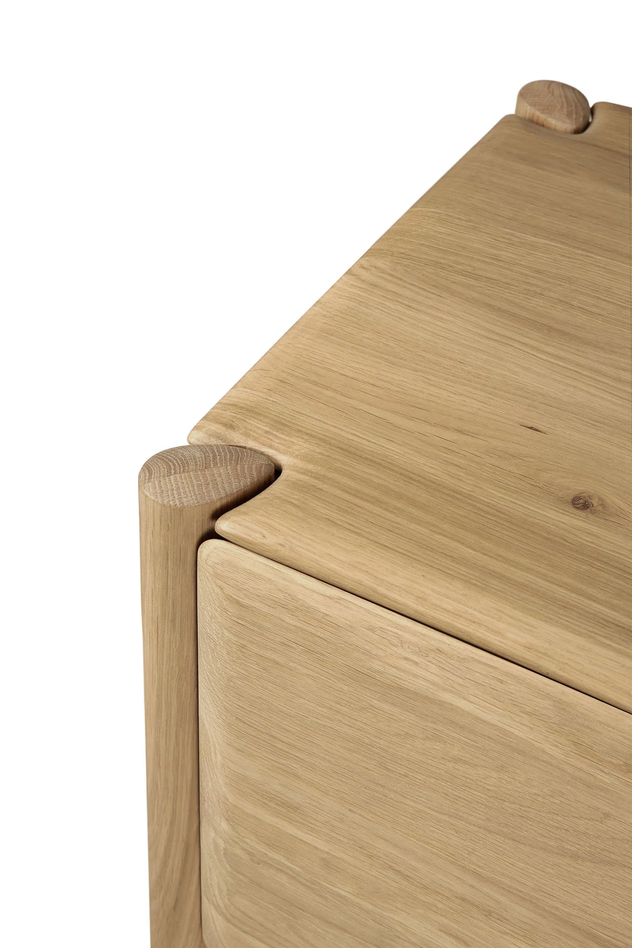 Ethnicraft Oak PI TV Cupboard - 1 Flip-down Door/1 Drawers - Image 8