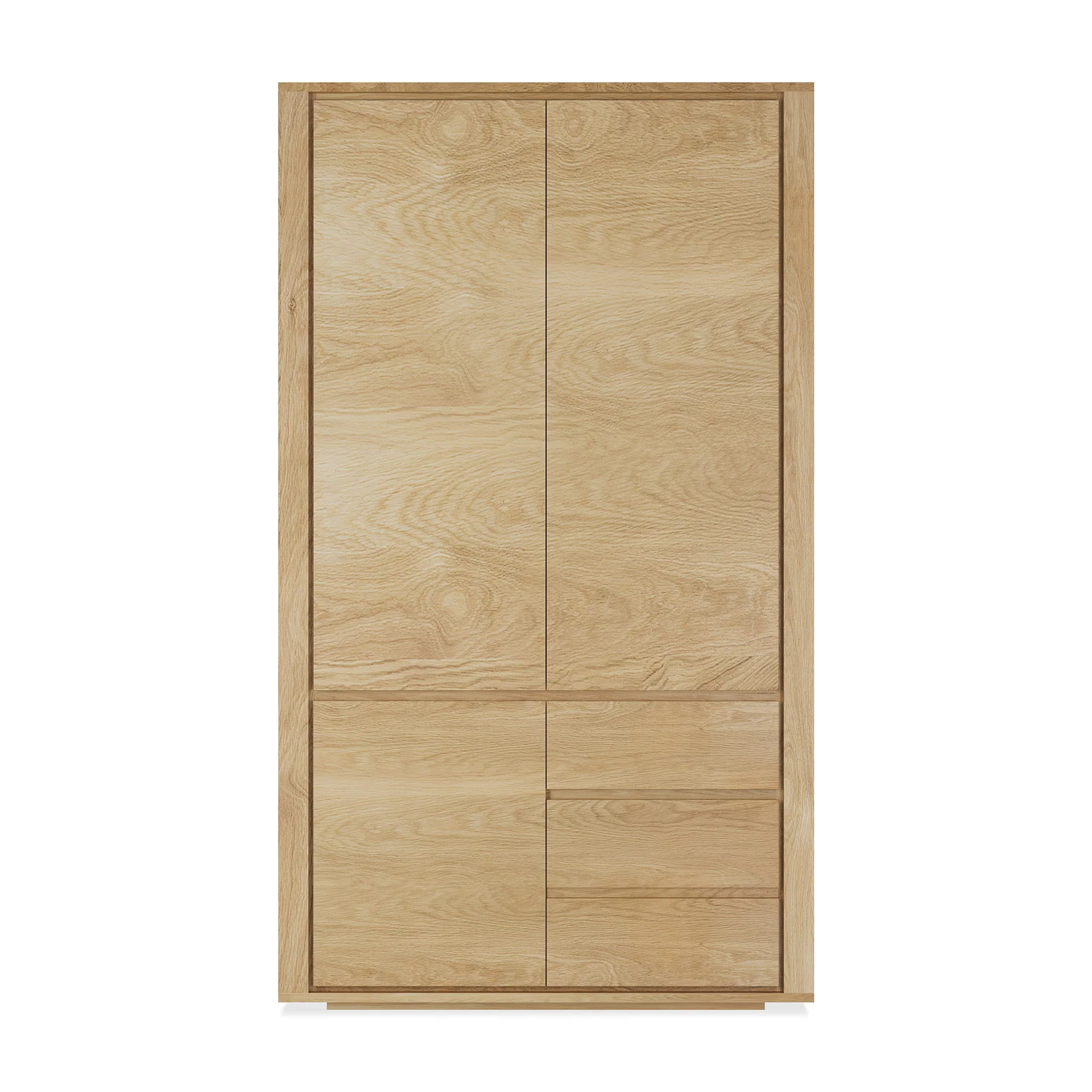 Ethnicraft Oak Shadow Dresser - 3 Doors/3 Drawers