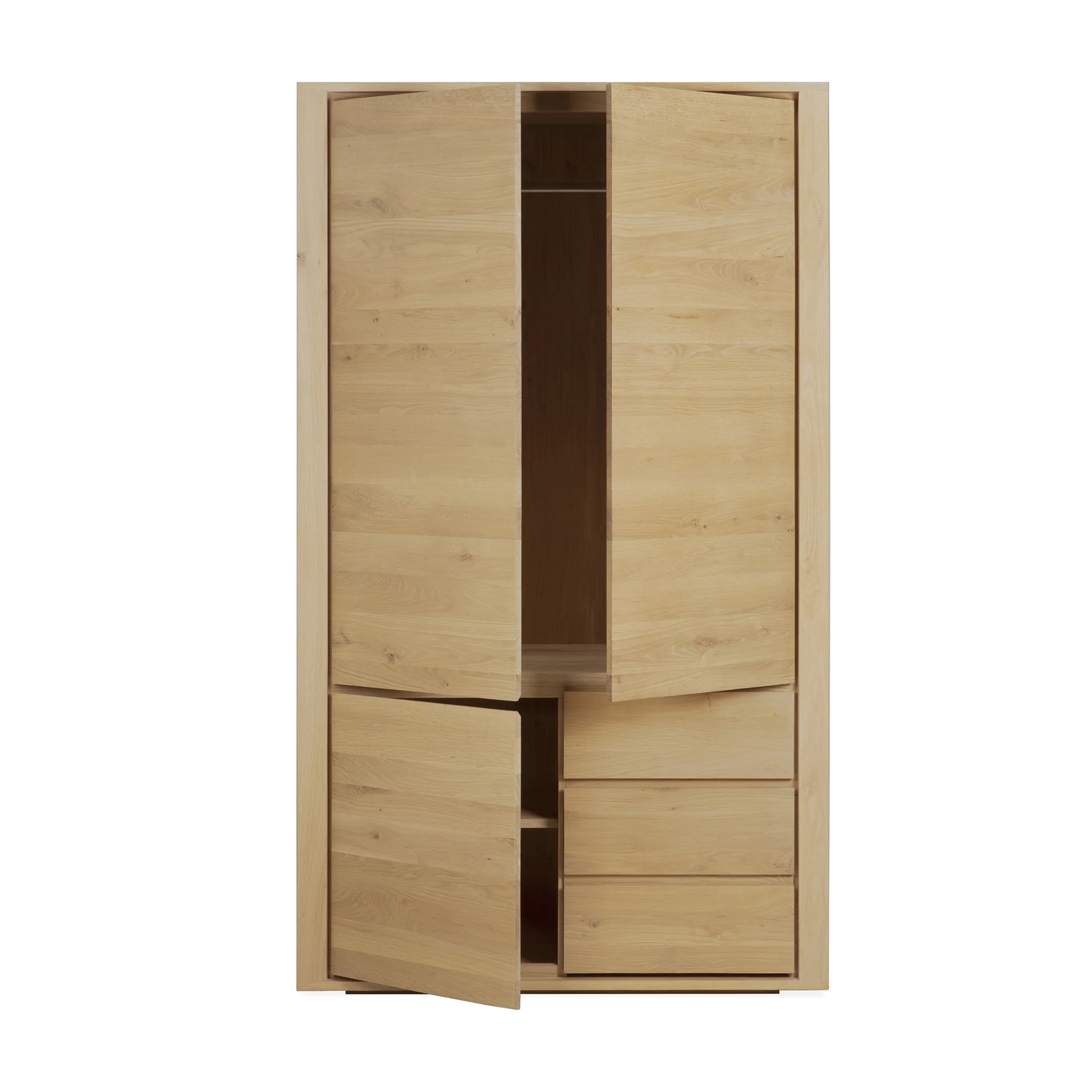 Ethnicraft Oak Shadow Dresser - 3 Doors/3 Drawers - Image 5