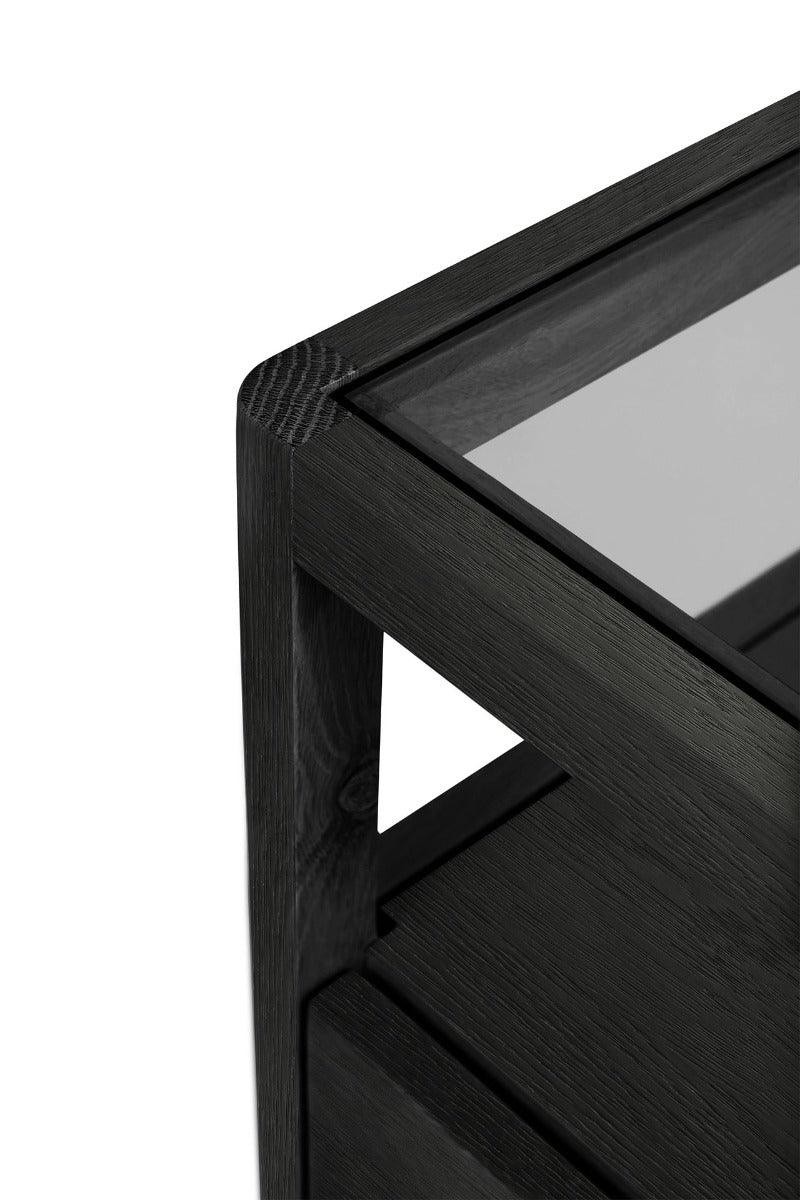 Ethnicraft Oak Spindle Bedside Table - Image 10