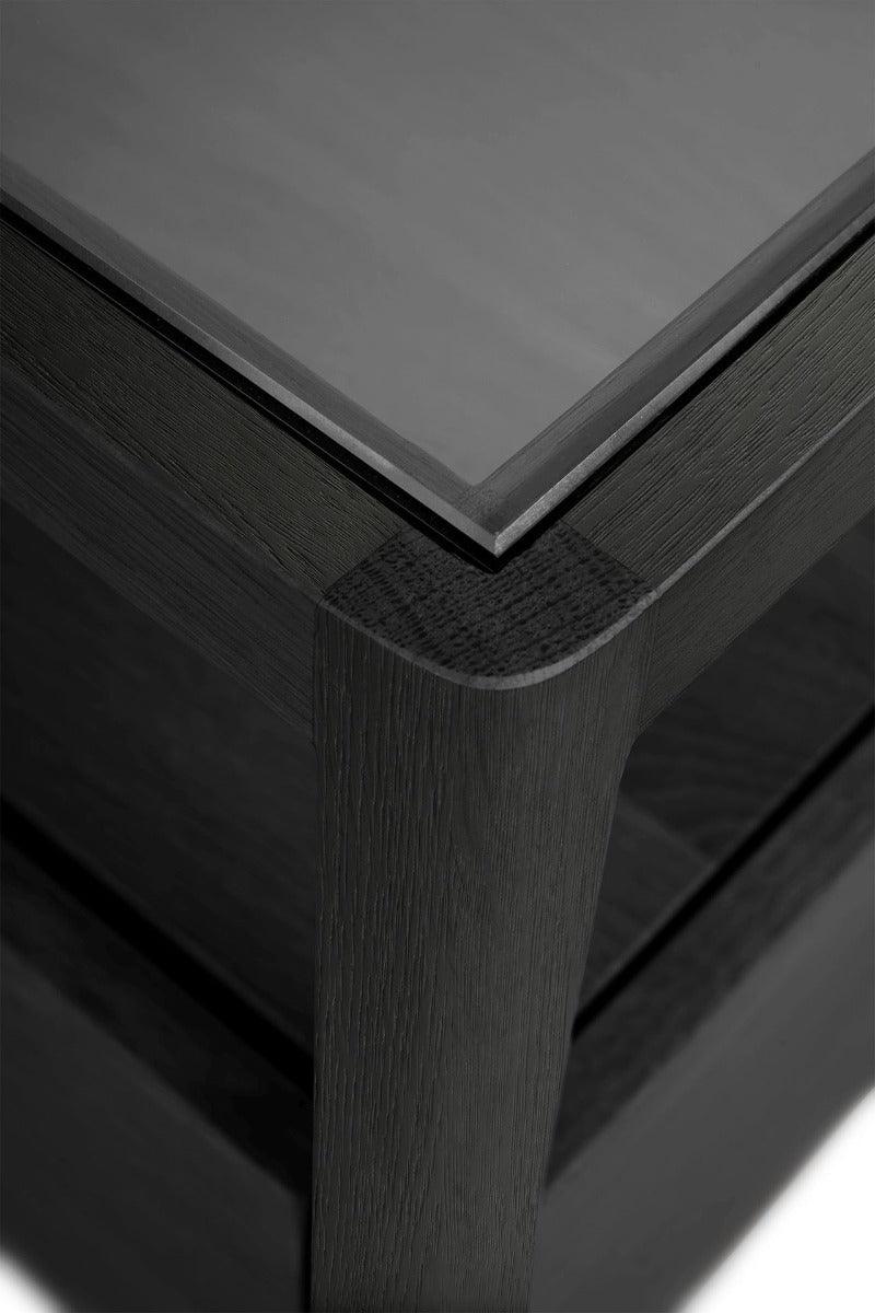 Ethnicraft Oak Spindle Bedside Table - Image 11