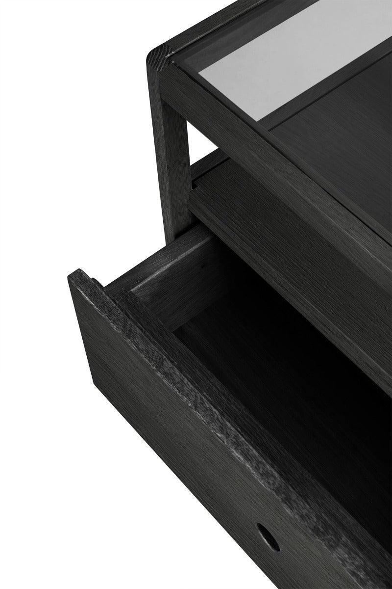 Ethnicraft Oak Spindle Bedside Table - Image 12