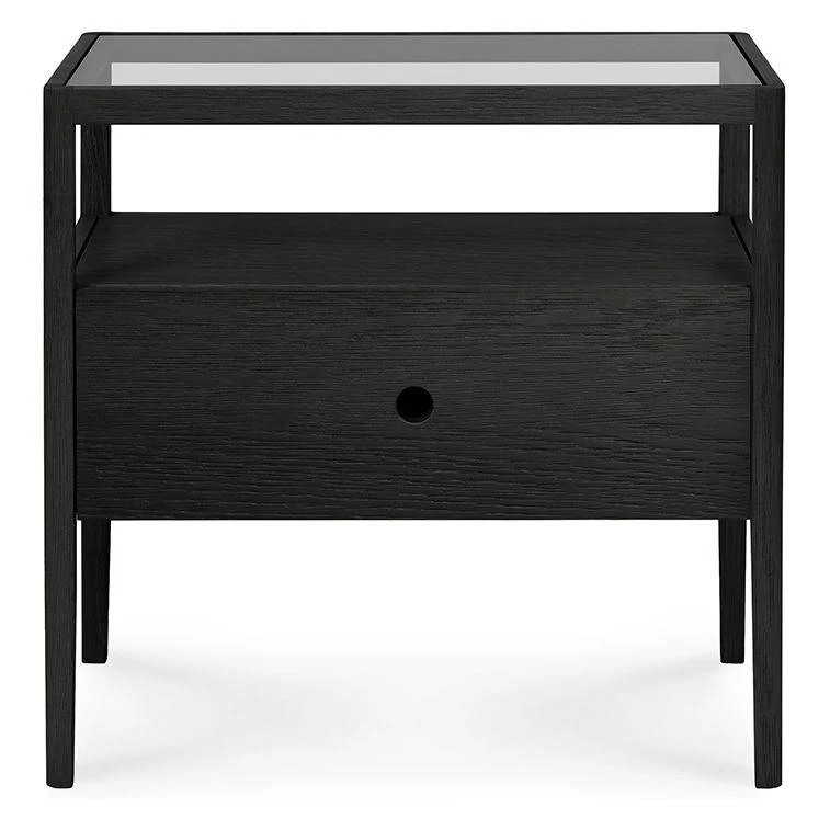 Ethnicraft Oak Spindle Bedside Table - Image 4