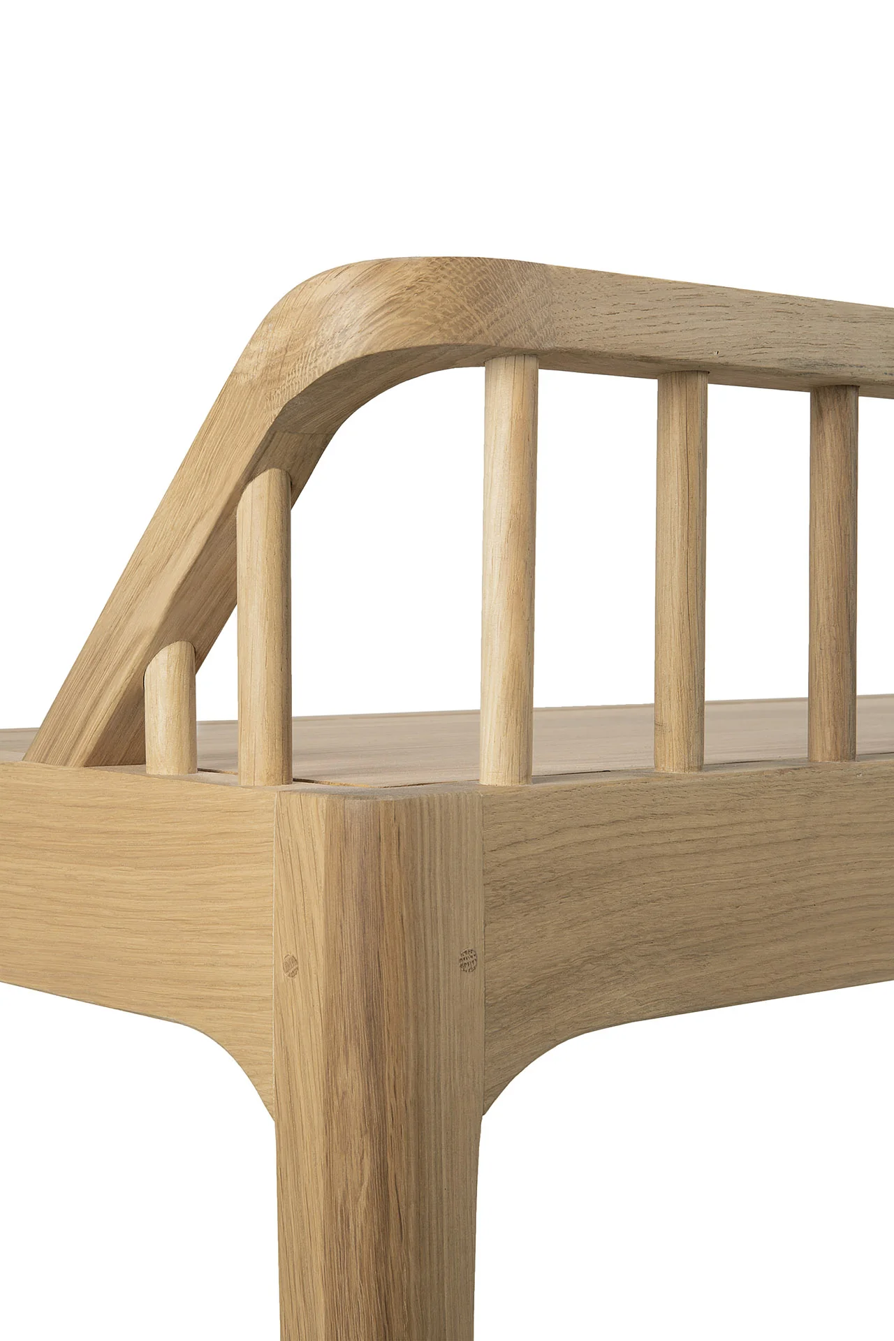 Ethnicraft Oak Spindle Bench - Image 10