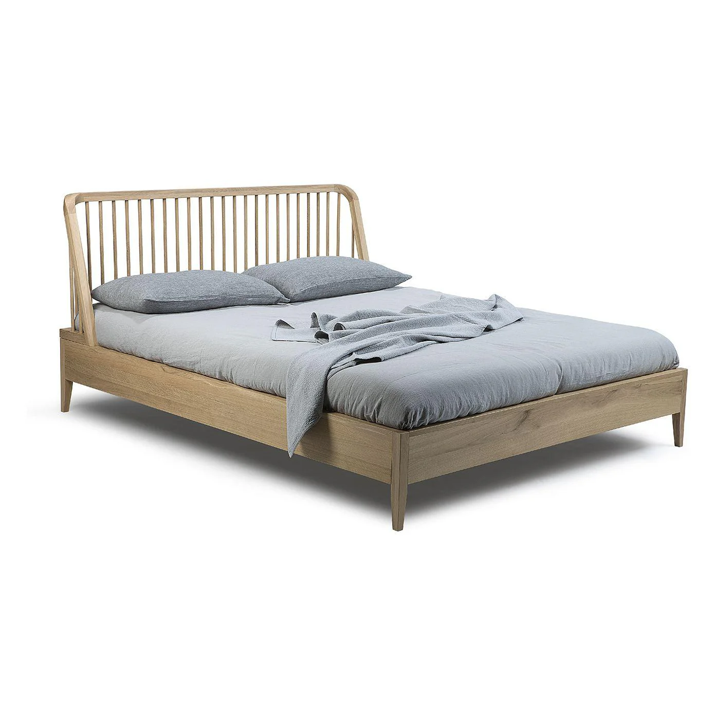 Ethnicraft Oak Spindle King Bed - Image 7