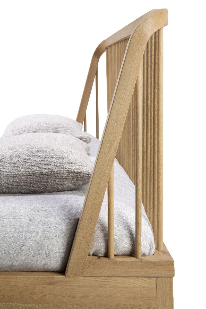 Ethnicraft Oak Spindle Queen Bed - Image 12