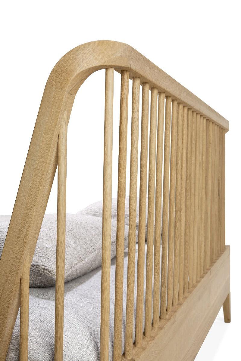 Ethnicraft Oak Spindle Queen Bed - Image 13