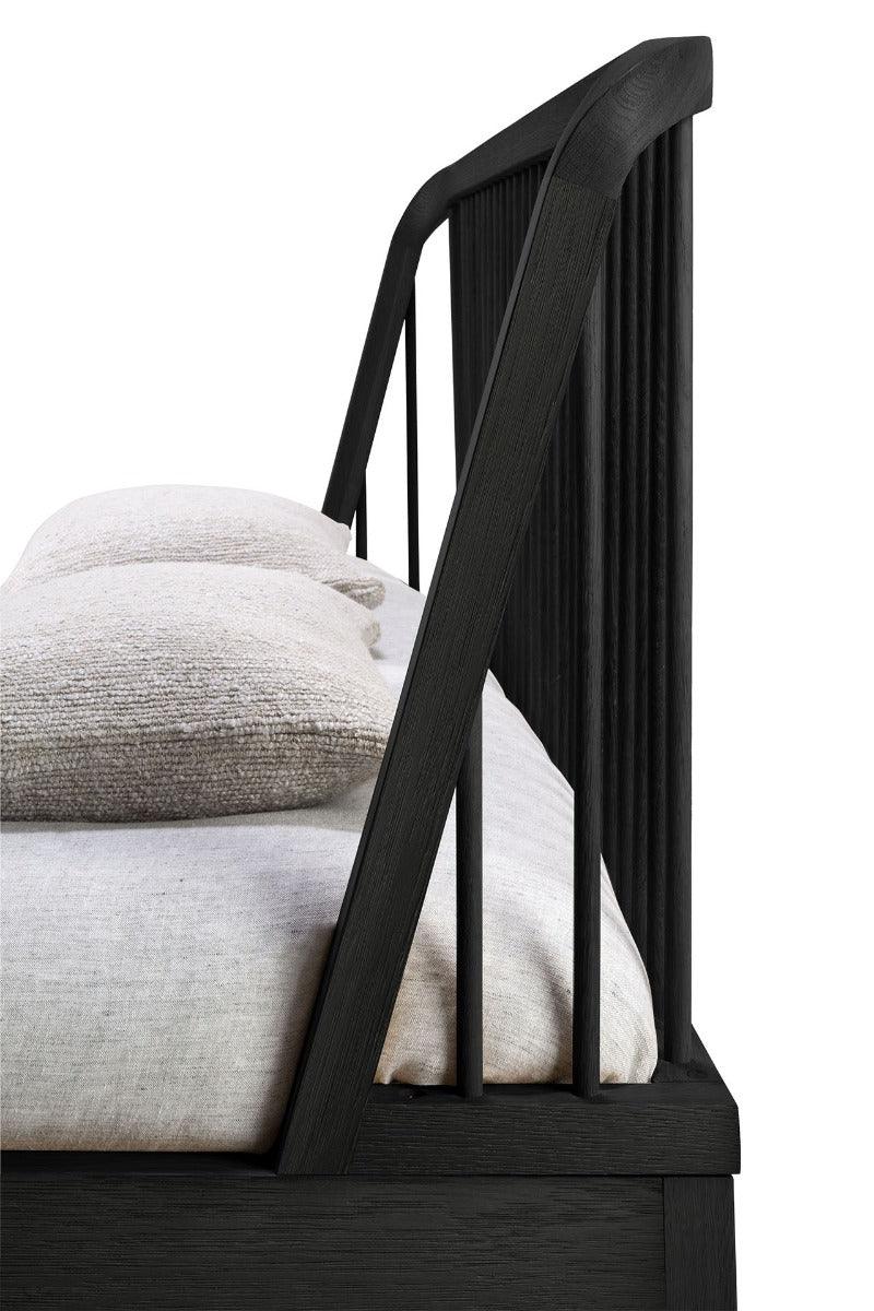 Ethnicraft Oak Spindle Queen Bed - Image 8