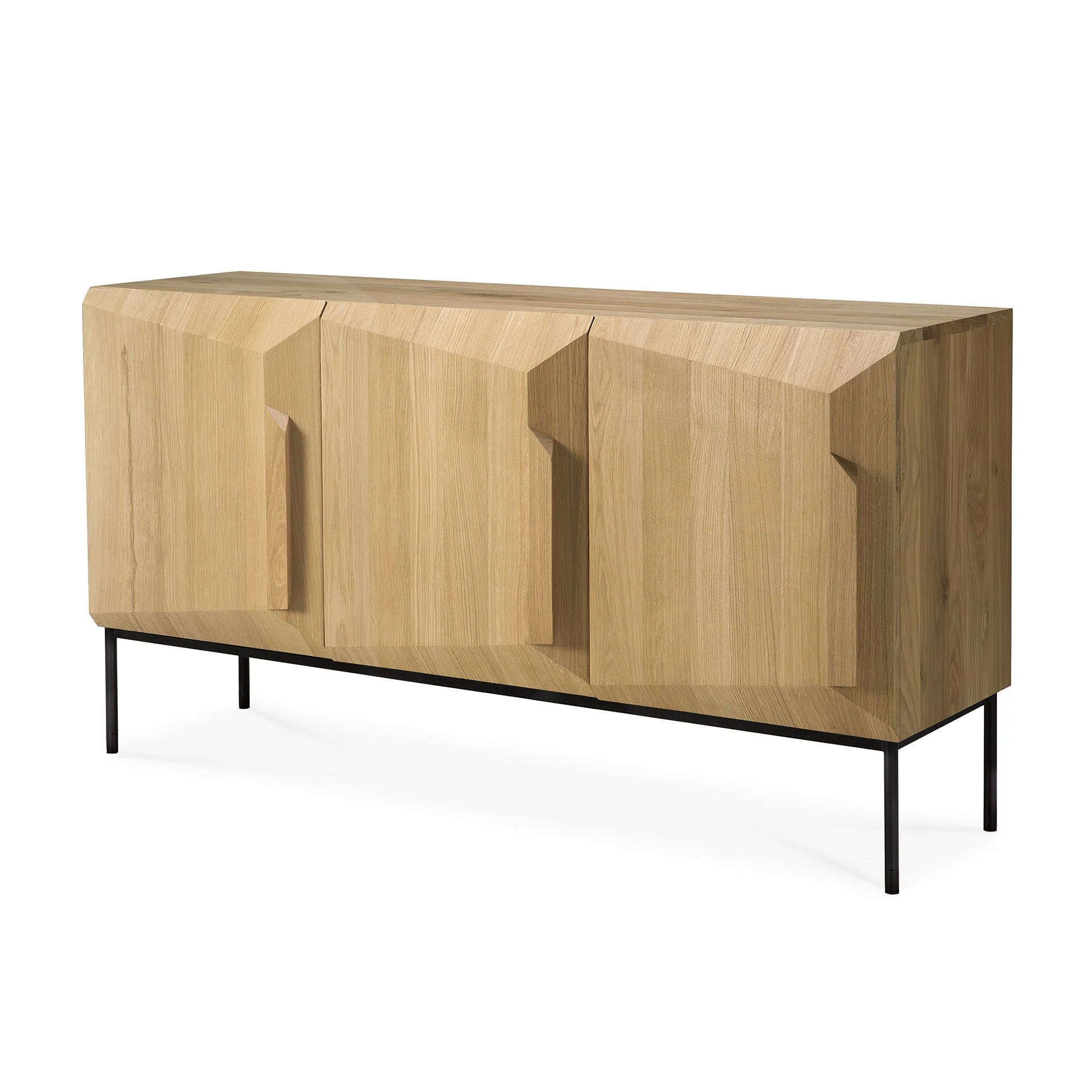 Ethnicraft Oak Stairs Sideboard - 3 Doors - Image 2