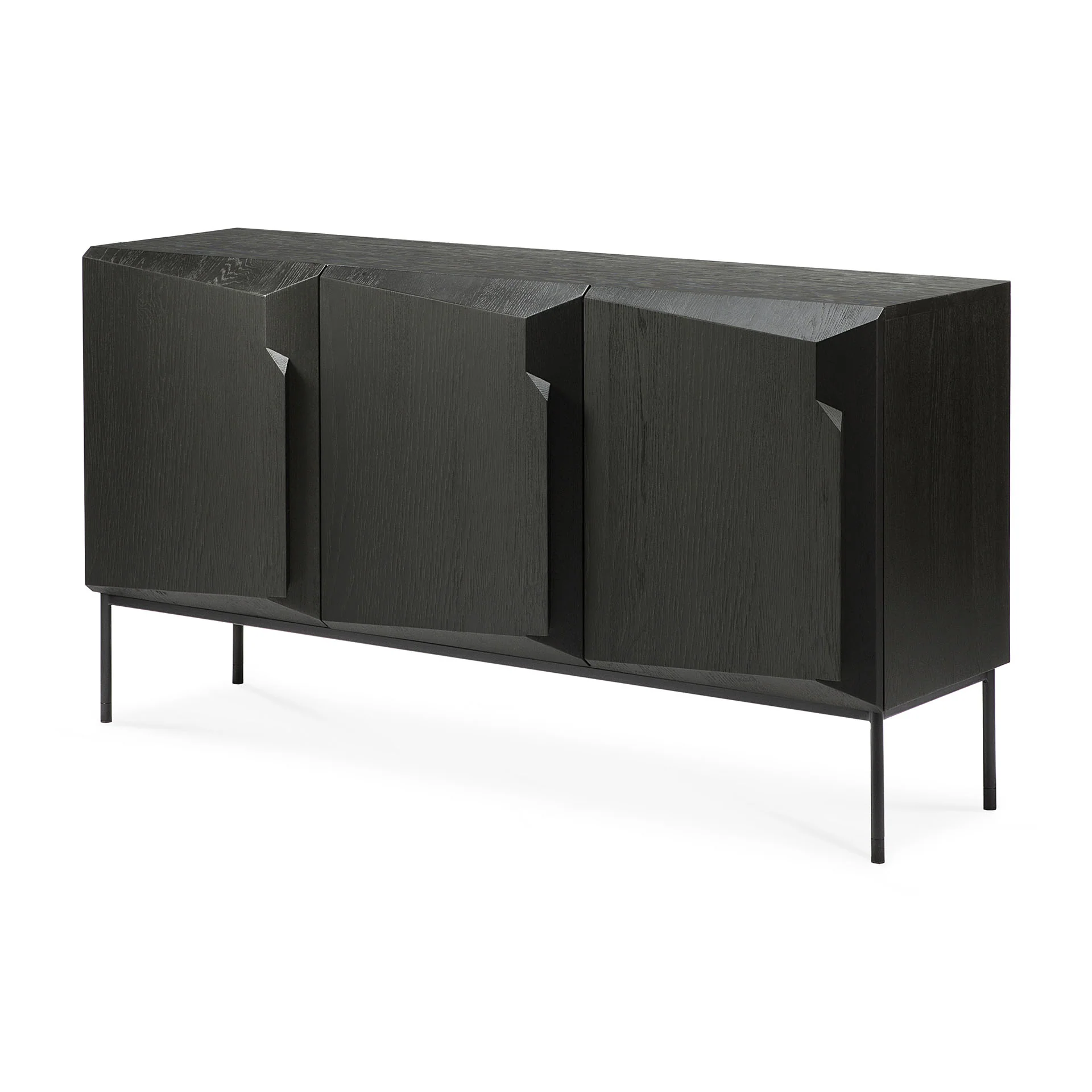 Ethnicraft Oak Stairs Sideboard - 3 Doors - Image 5