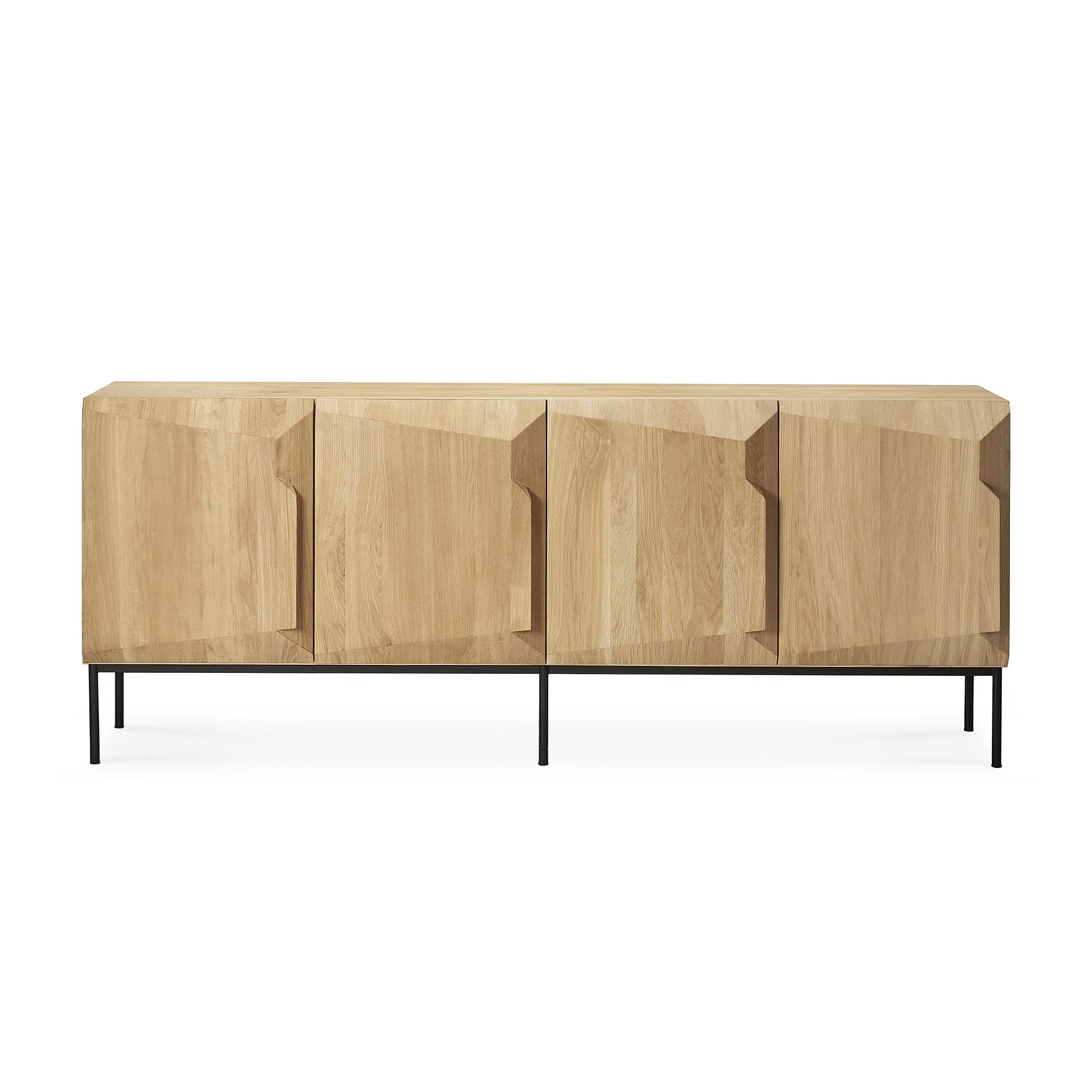 Ethnicraft Oak Stairs Sideboard - 4 Doors - Image 4
