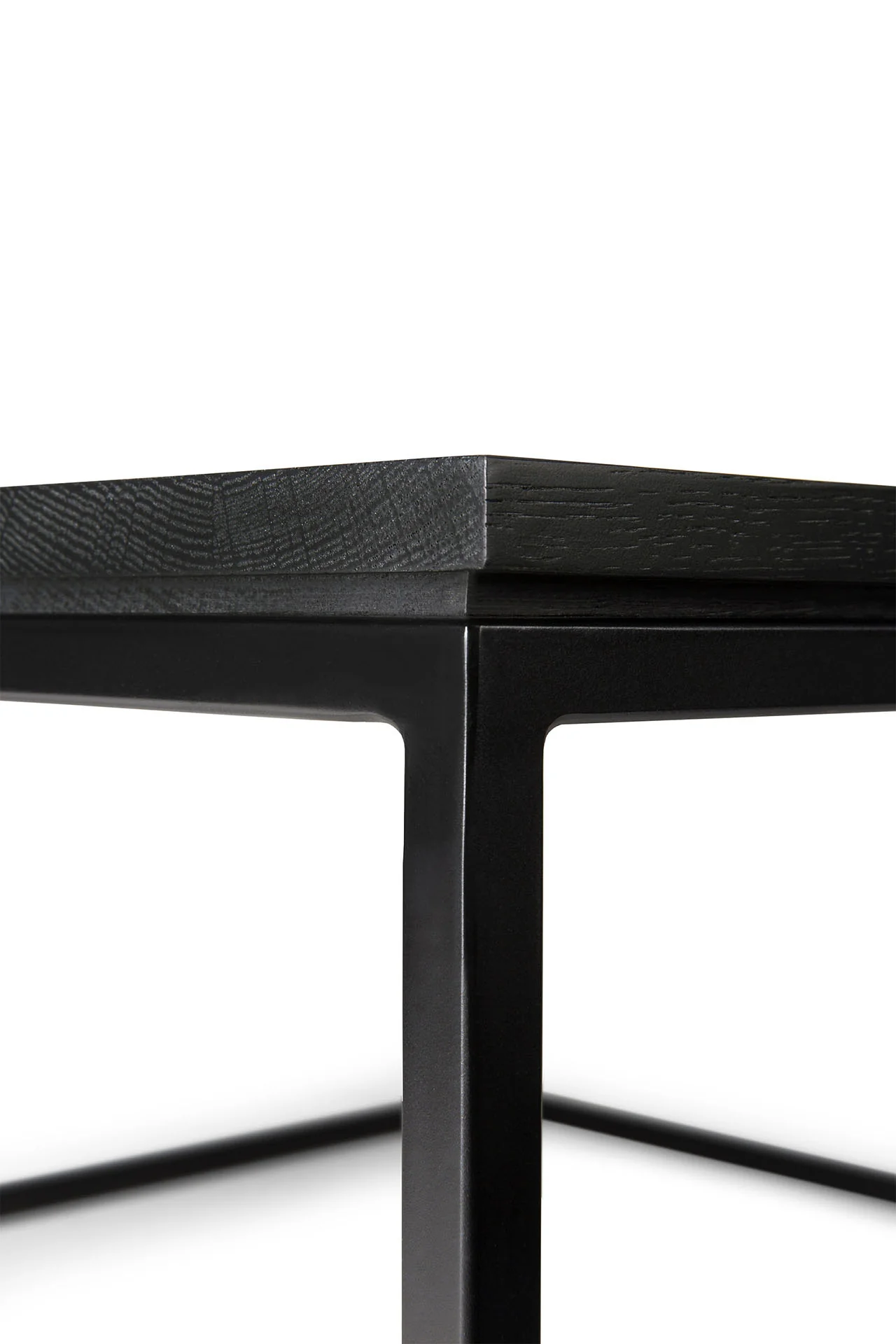 Ethnicraft Oak Thin Square Coffee Table - Image 3