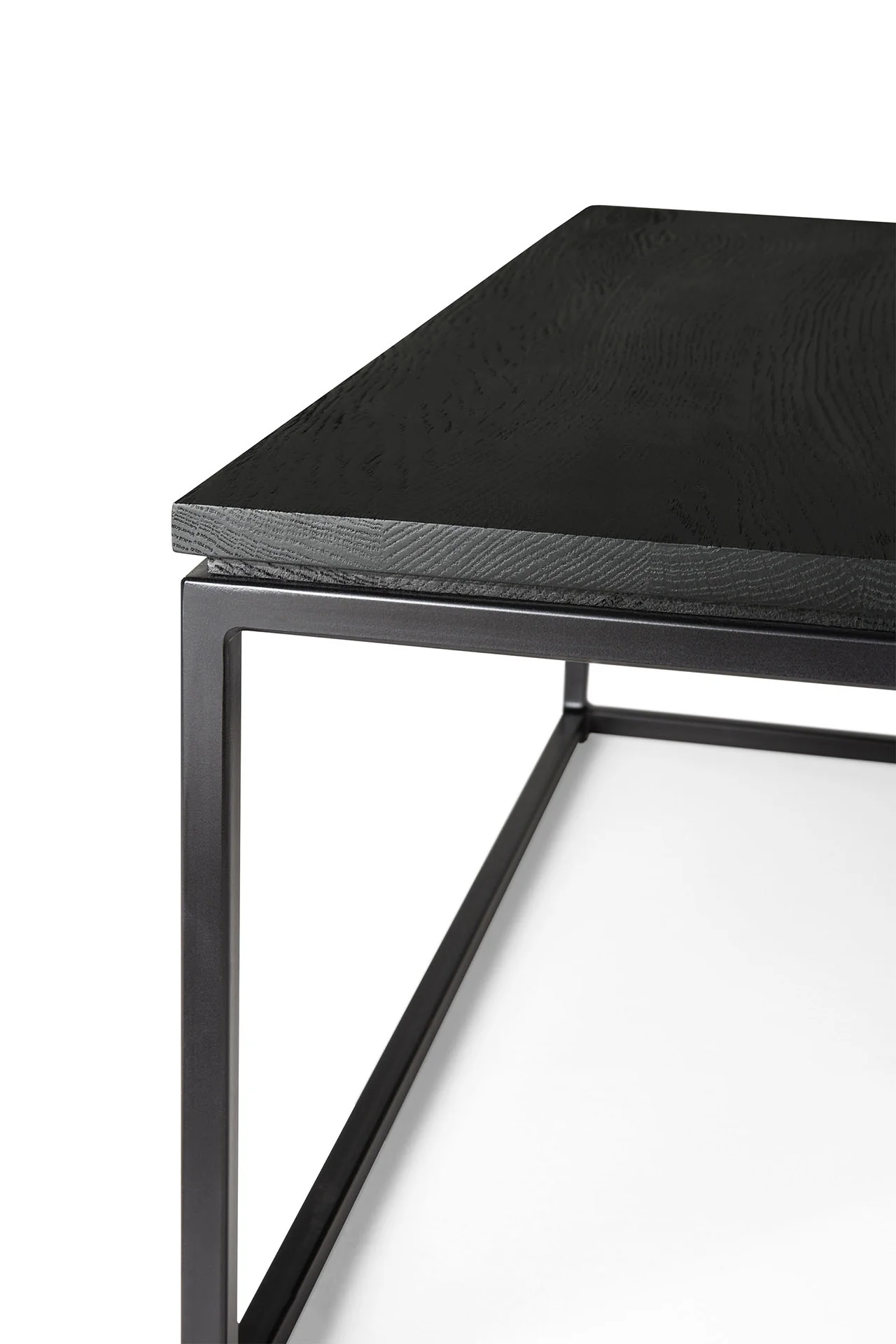 Ethnicraft Oak Thin Square Coffee Table - Image 4