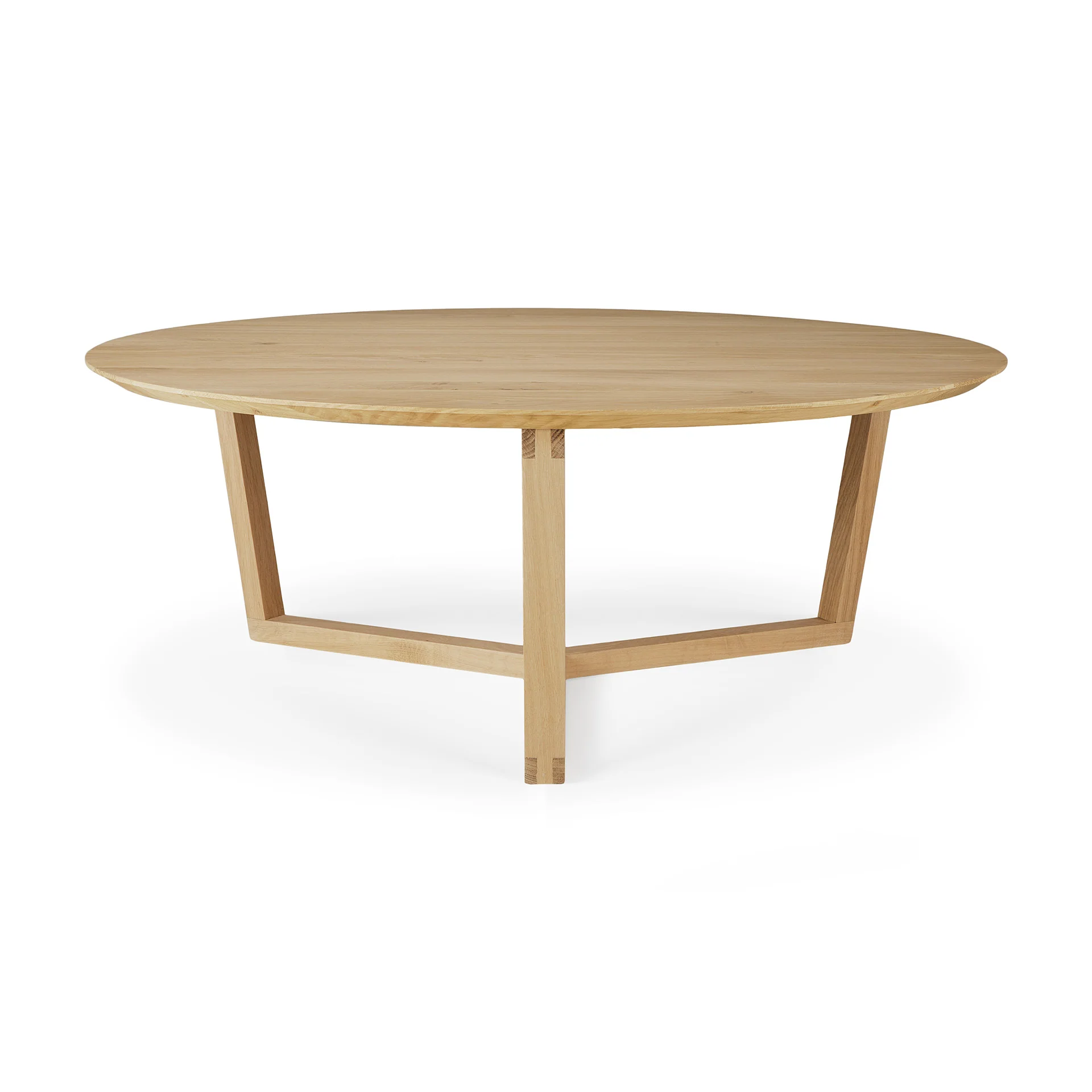 Ethnicraft Oak Tripod Coffee Table - Image 3