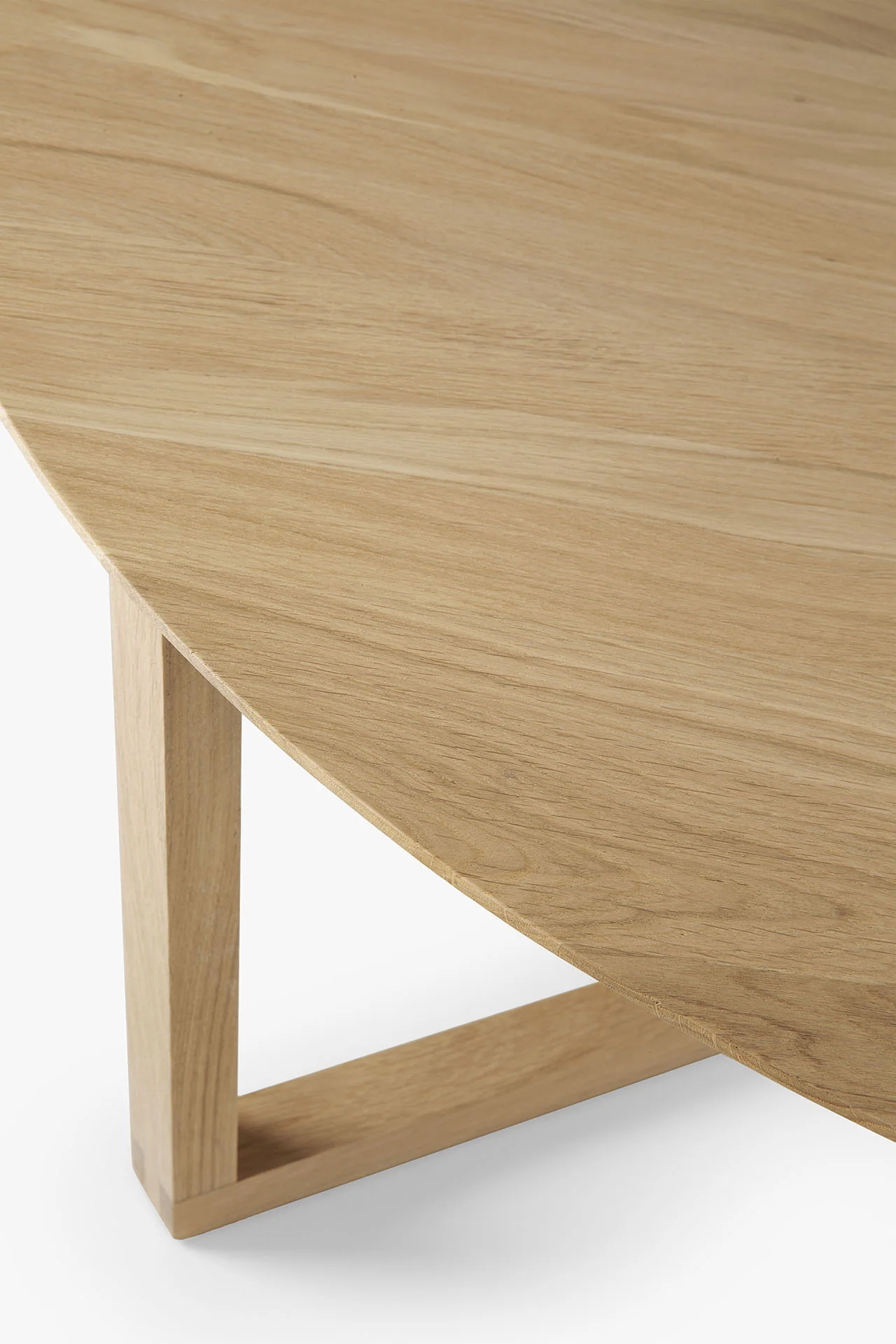 Ethnicraft Oak Tripod Coffee Table - Image 5