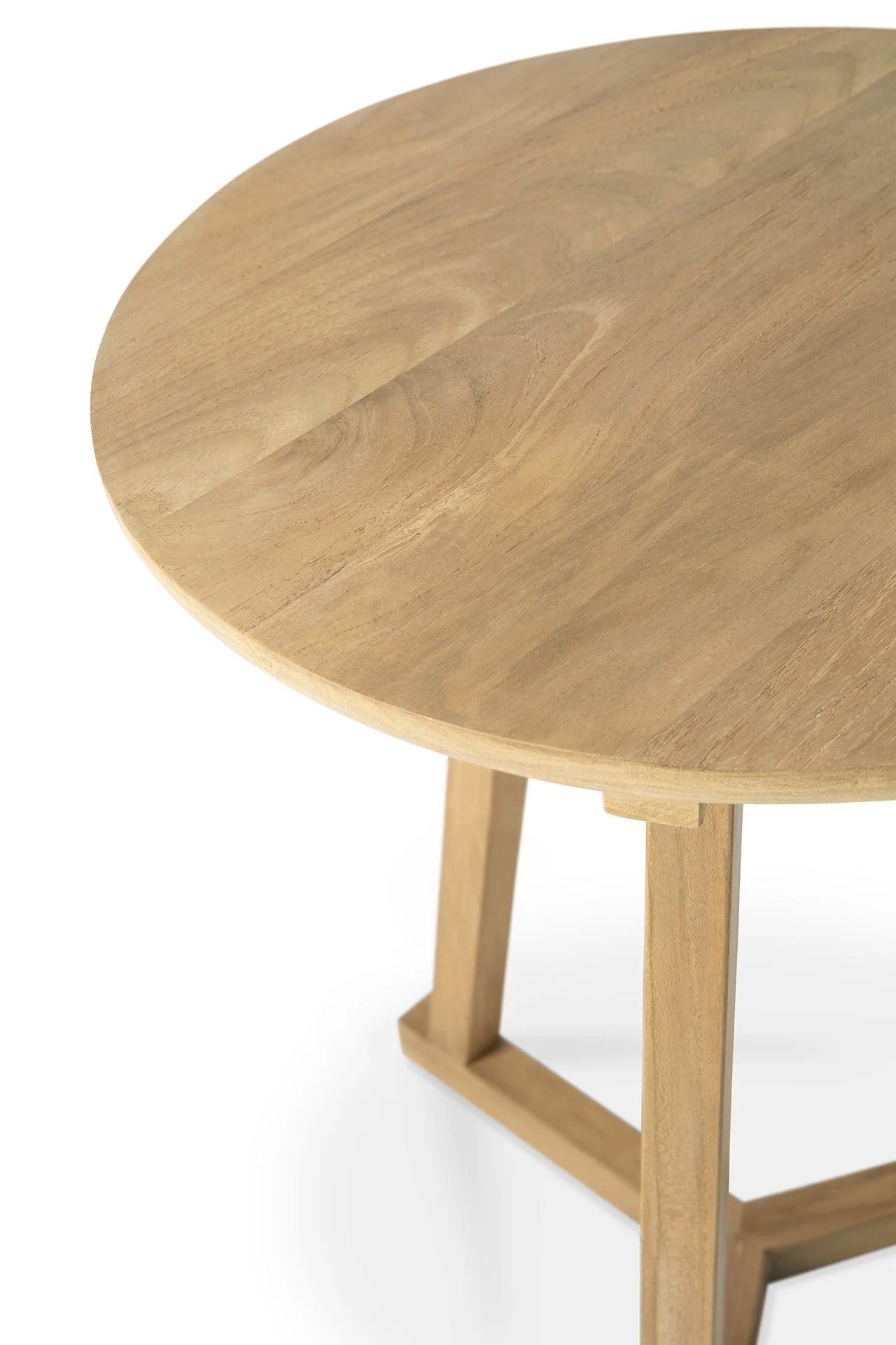 Ethnicraft Oak Tripod Side Table - Image 2
