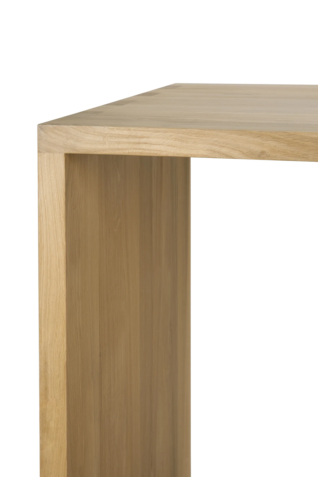Ethnicraft Oak U Desk with Cable Management - Image 6