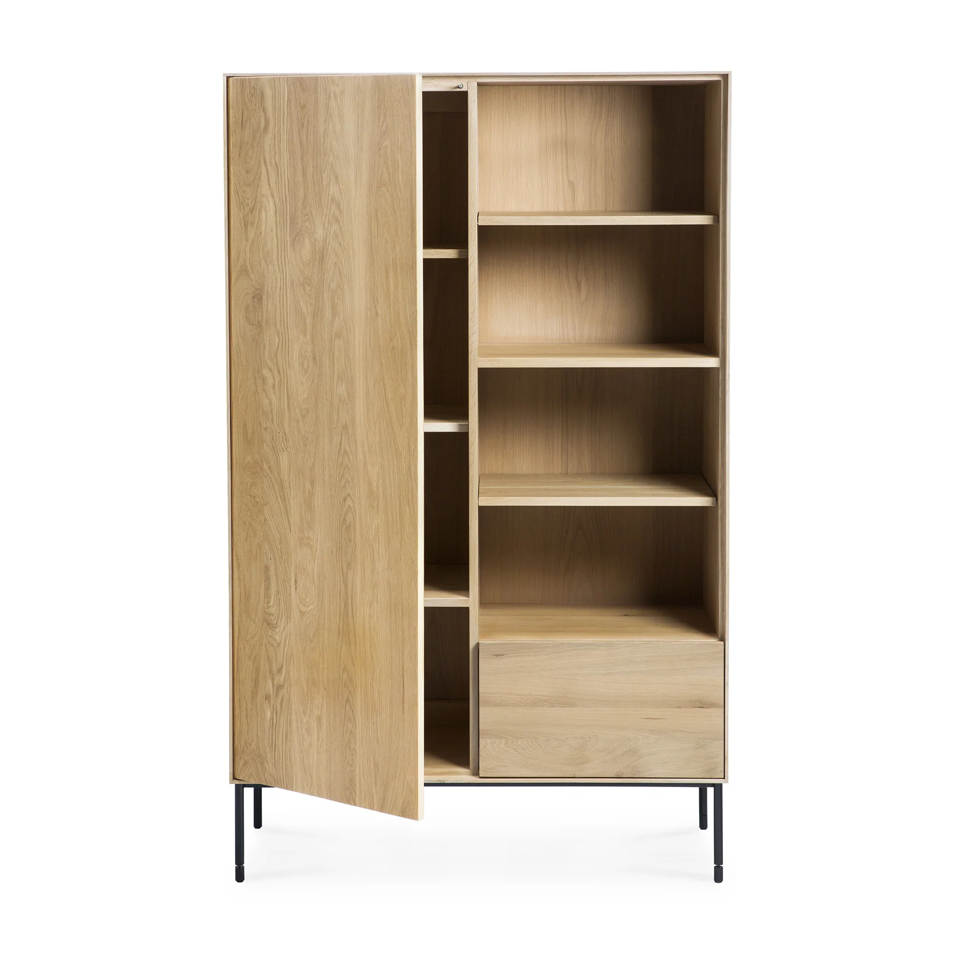 Ethnicraft Oak Whitebird Storage Cupboard - 1 Door/1 Drawer - Image 3