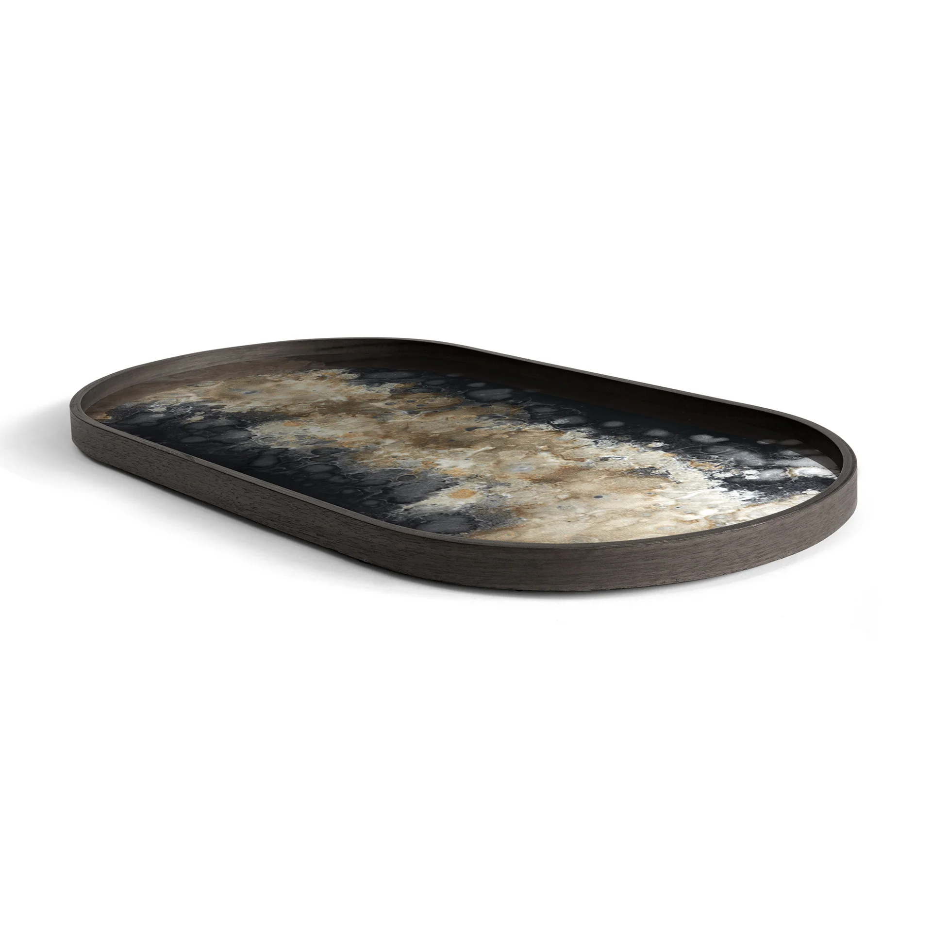 Ethnicraft Oval Glass Tray - Oblong - Image 2