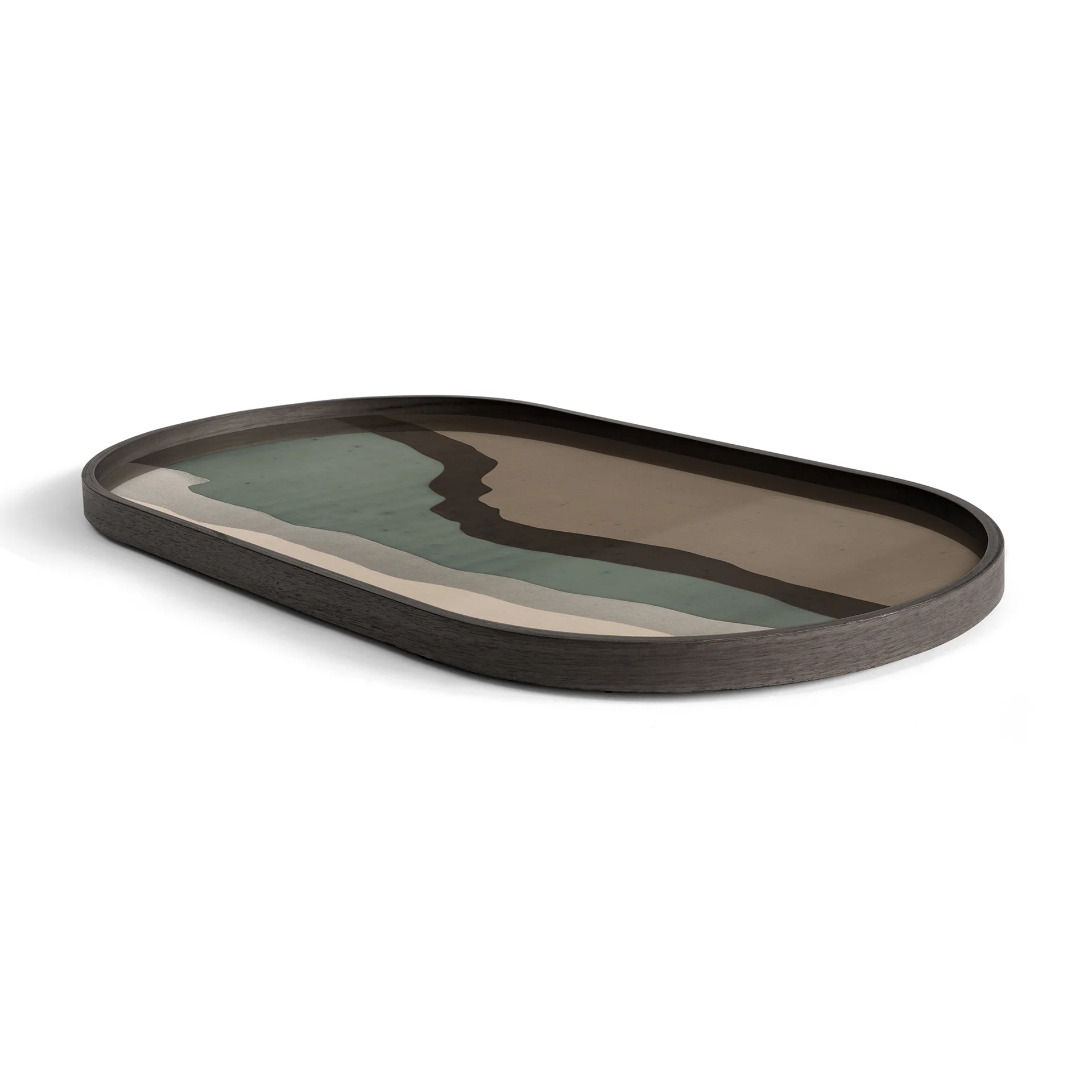 Ethnicraft Oval Glass Tray - Oblong - Image 4