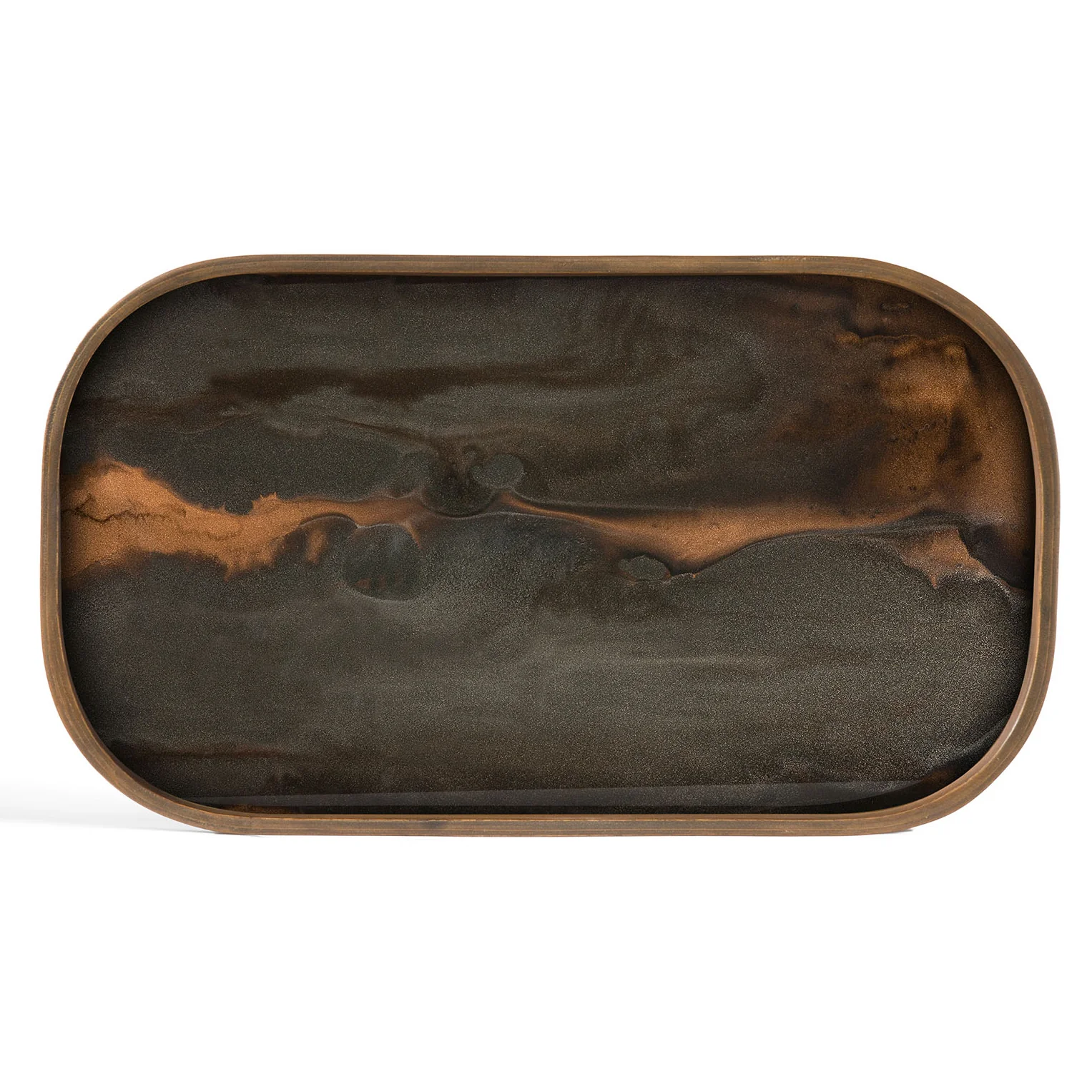 Ethnicraft Oval Organic Glass Tray