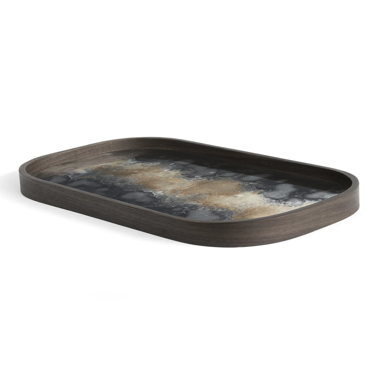 Ethnicraft Oval Organic Glass Tray - Image 4