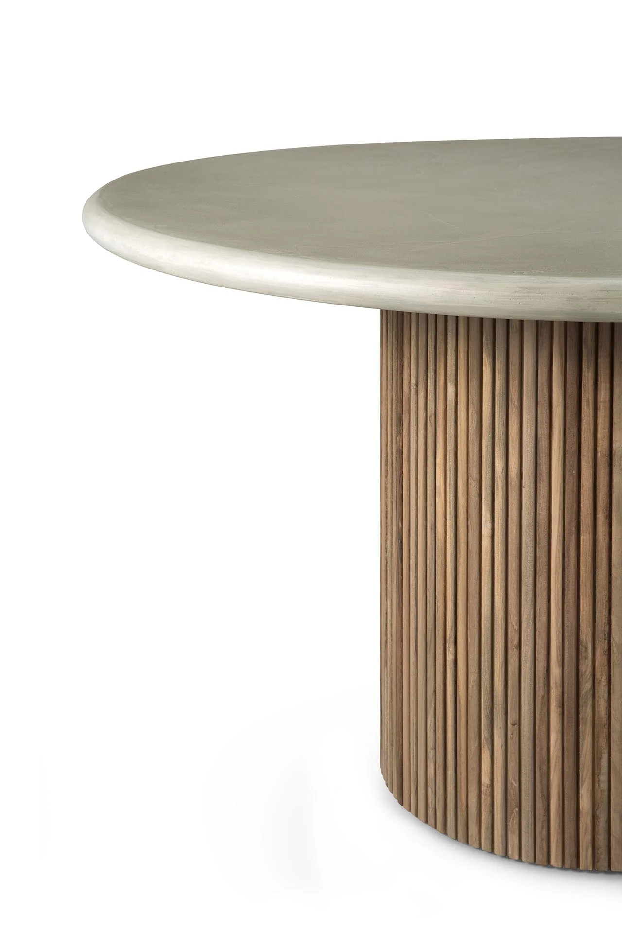 Ethnicraft Reclaimed Teak Roller Max Outdoor Dining Table - Image 2