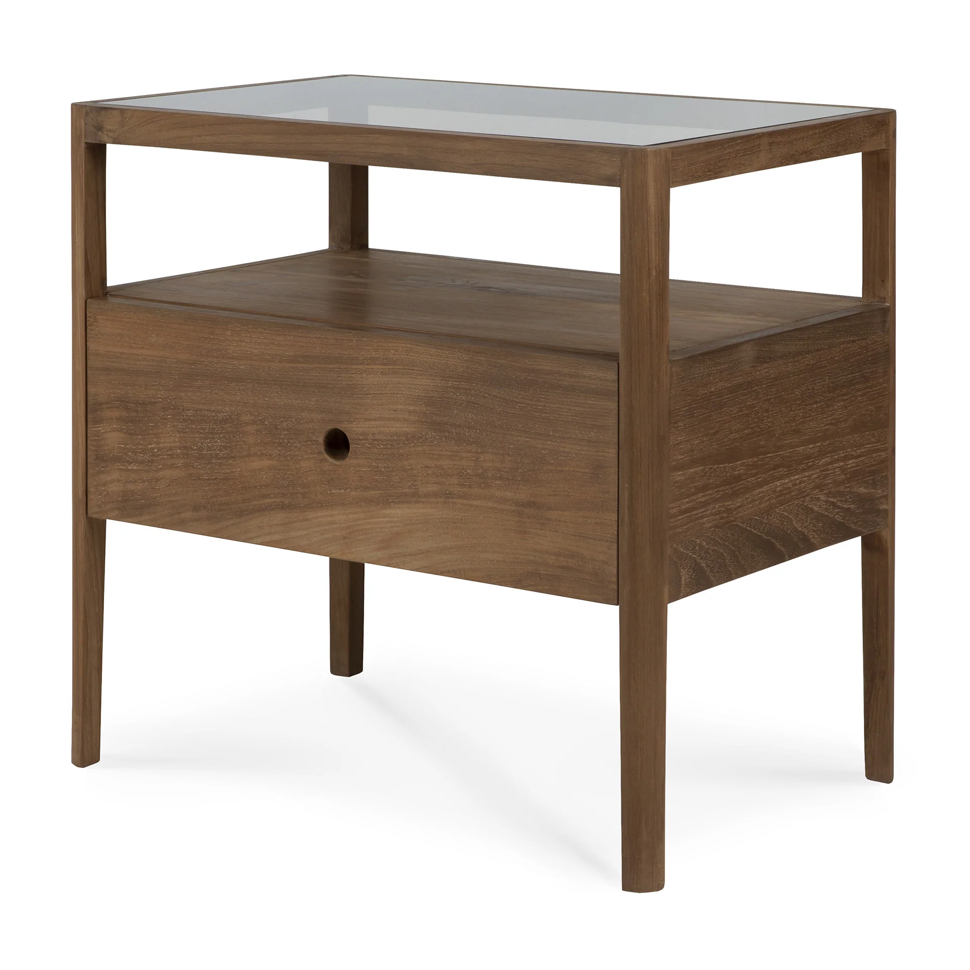 Ethnicraft Reclaimed Teak Spindle Bedside Table - Image 2