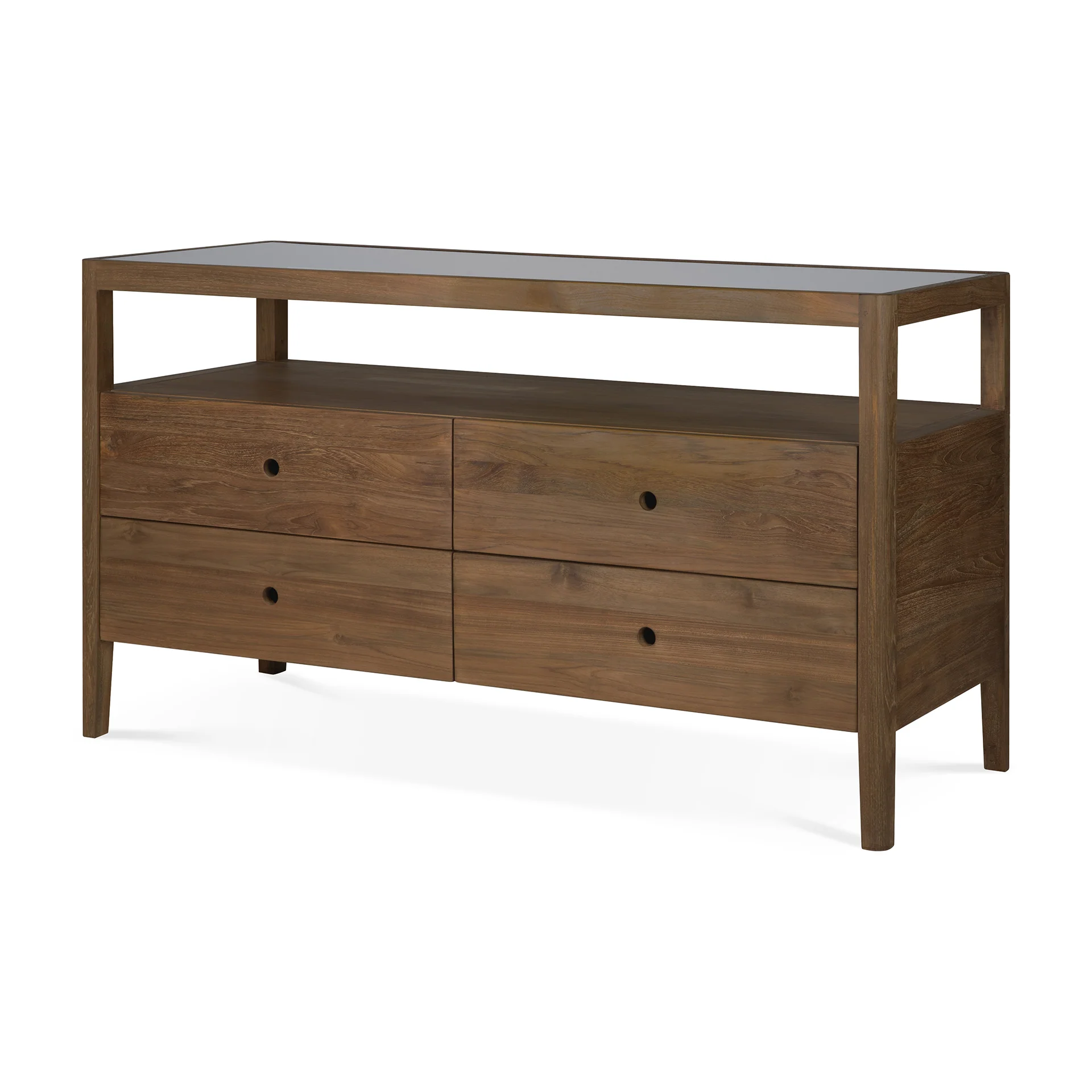 Ethnicraft Reclaimed Teak Spindle Dresser - 4 Drawers - Image 2