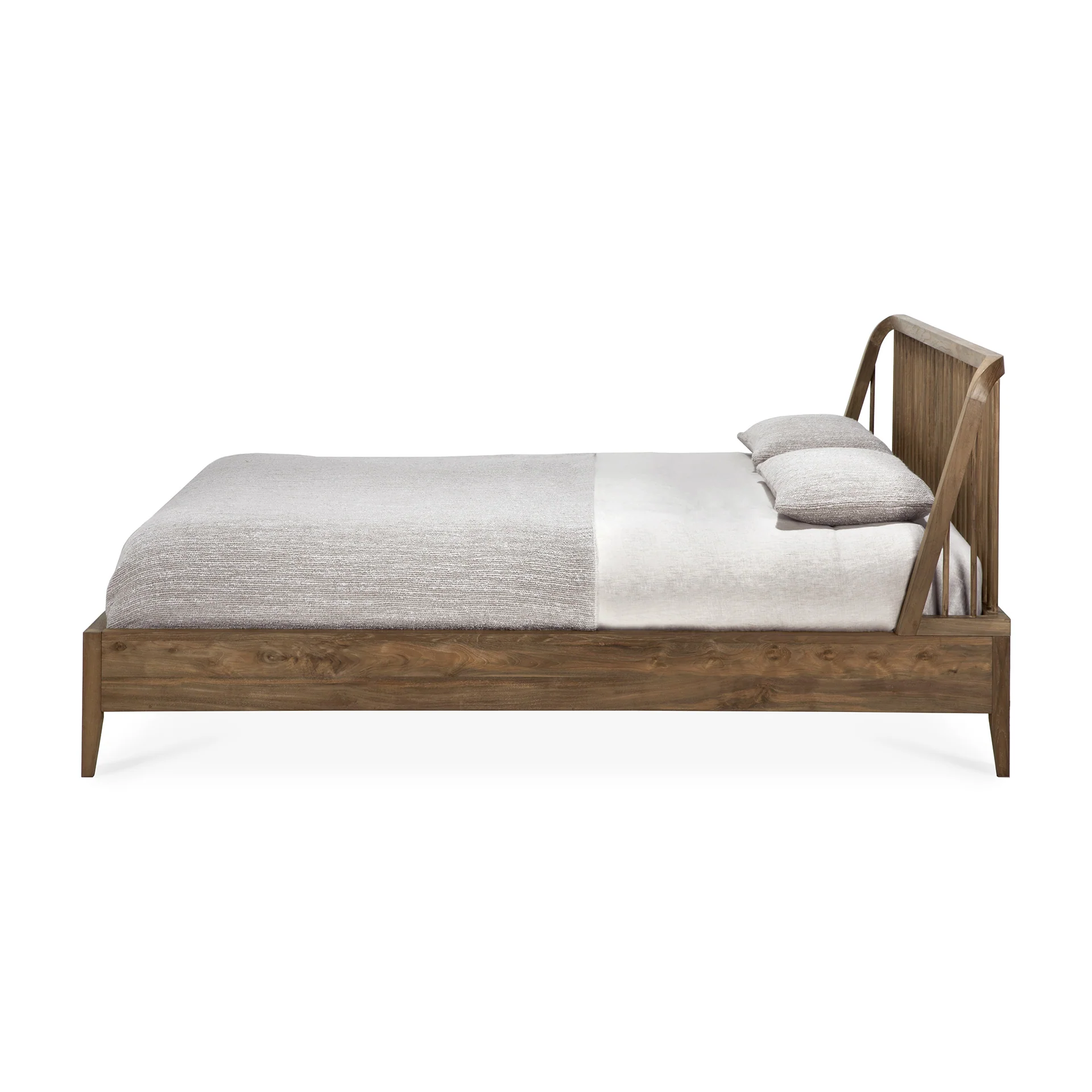 Ethnicraft Reclaimed Teak Spindle Queen Bed - Image 3