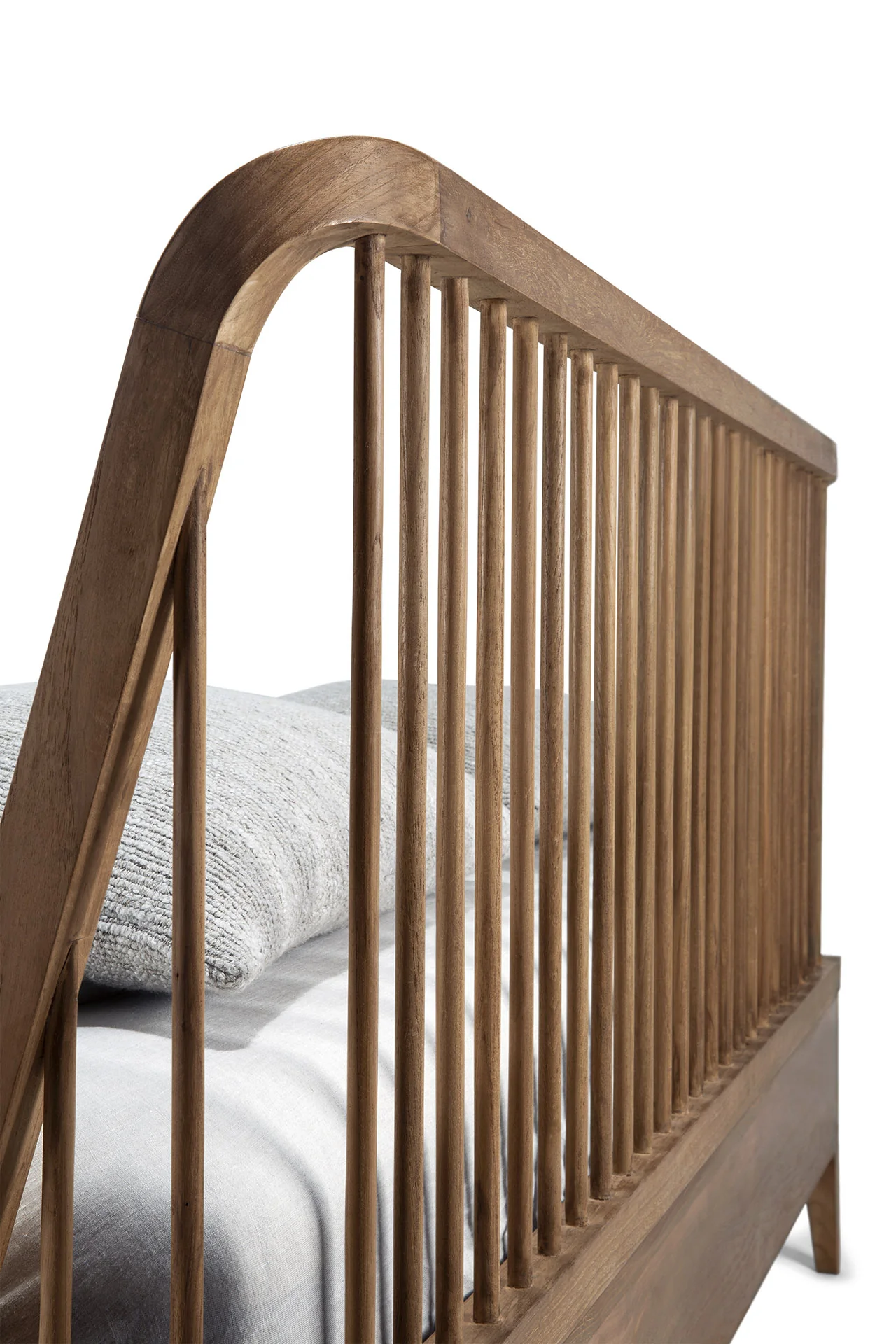 Ethnicraft Reclaimed Teak Spindle Queen Bed - Image 5