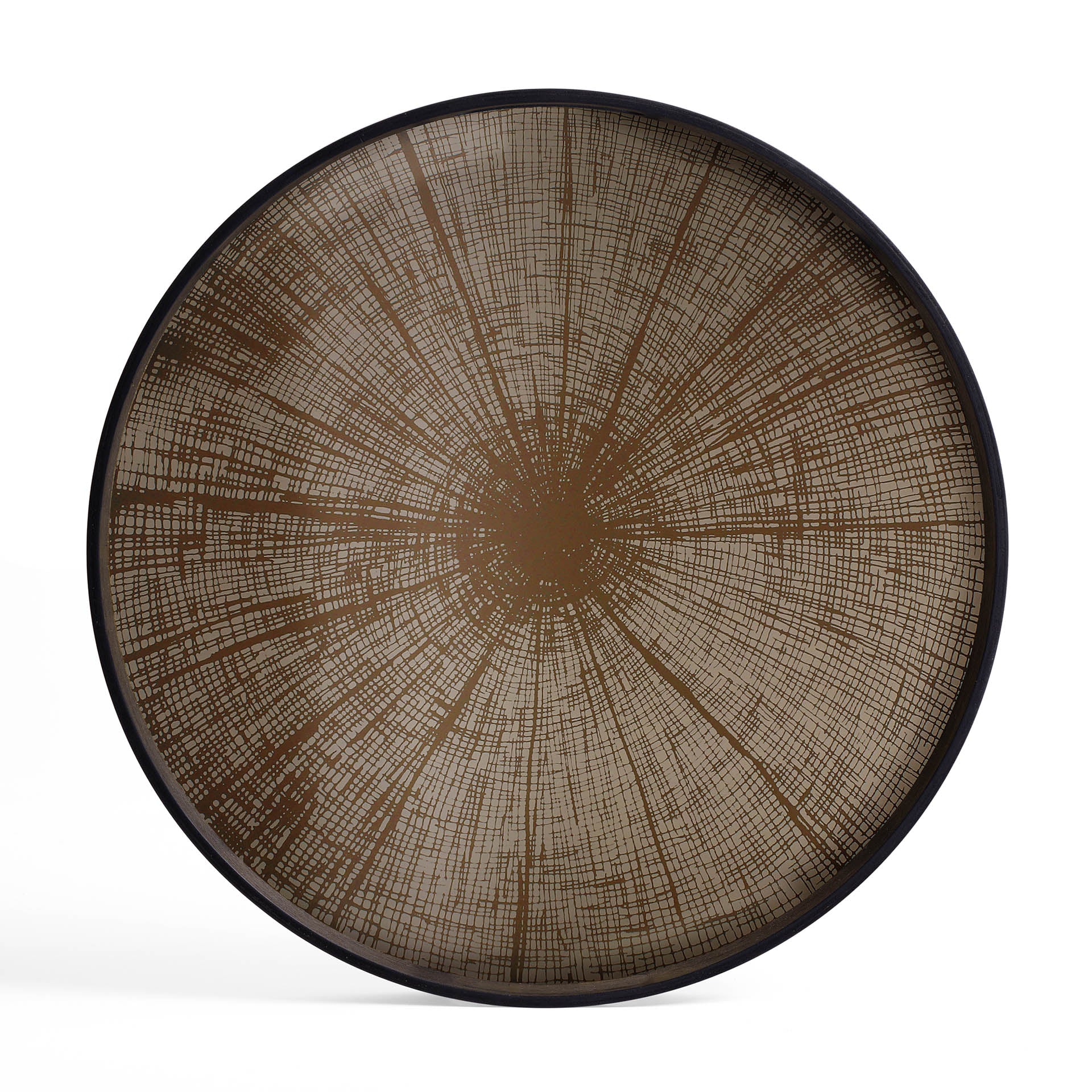Ethnicraft Round Glass Tray - Large